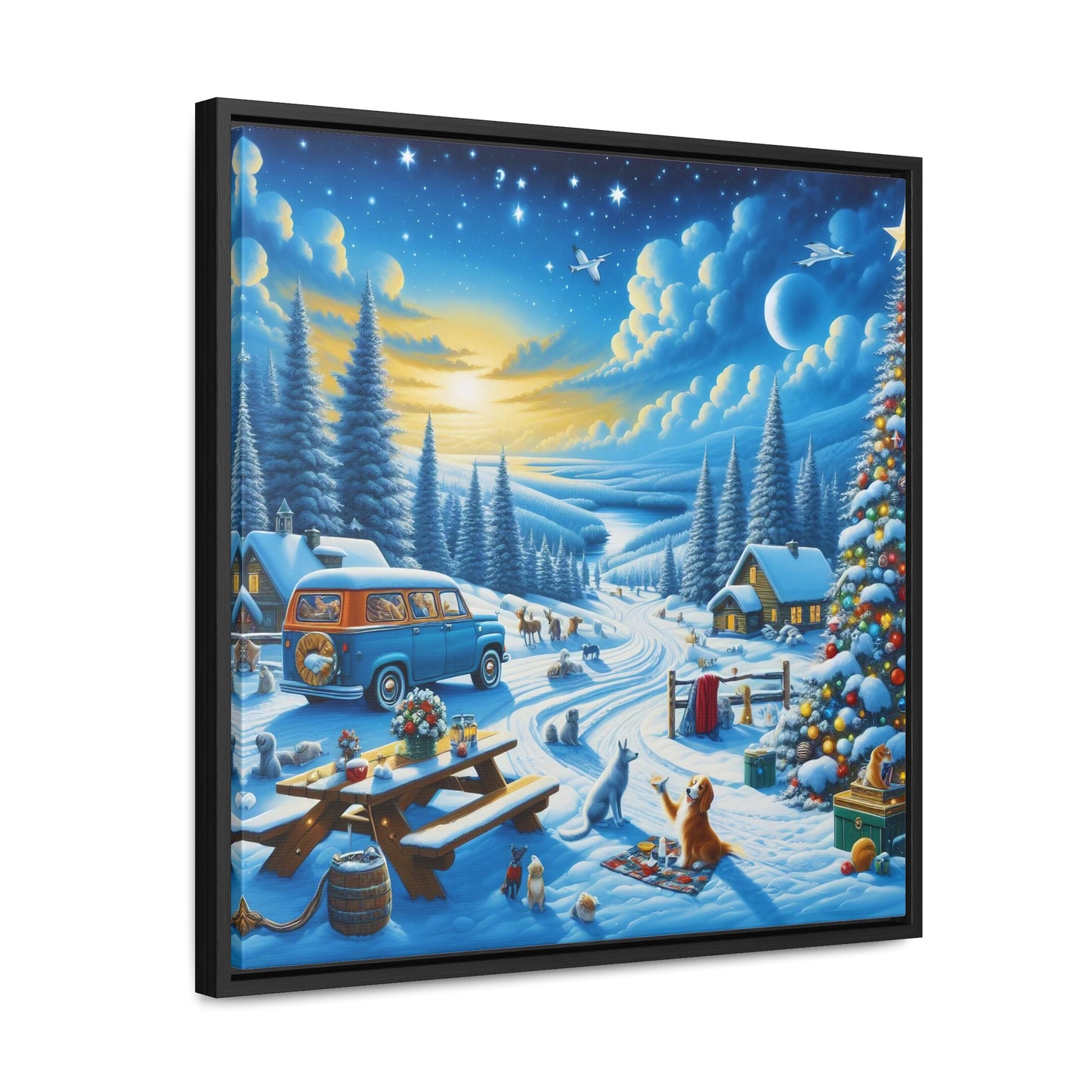 Framed Gallery Canvas Wrap - Winter 110