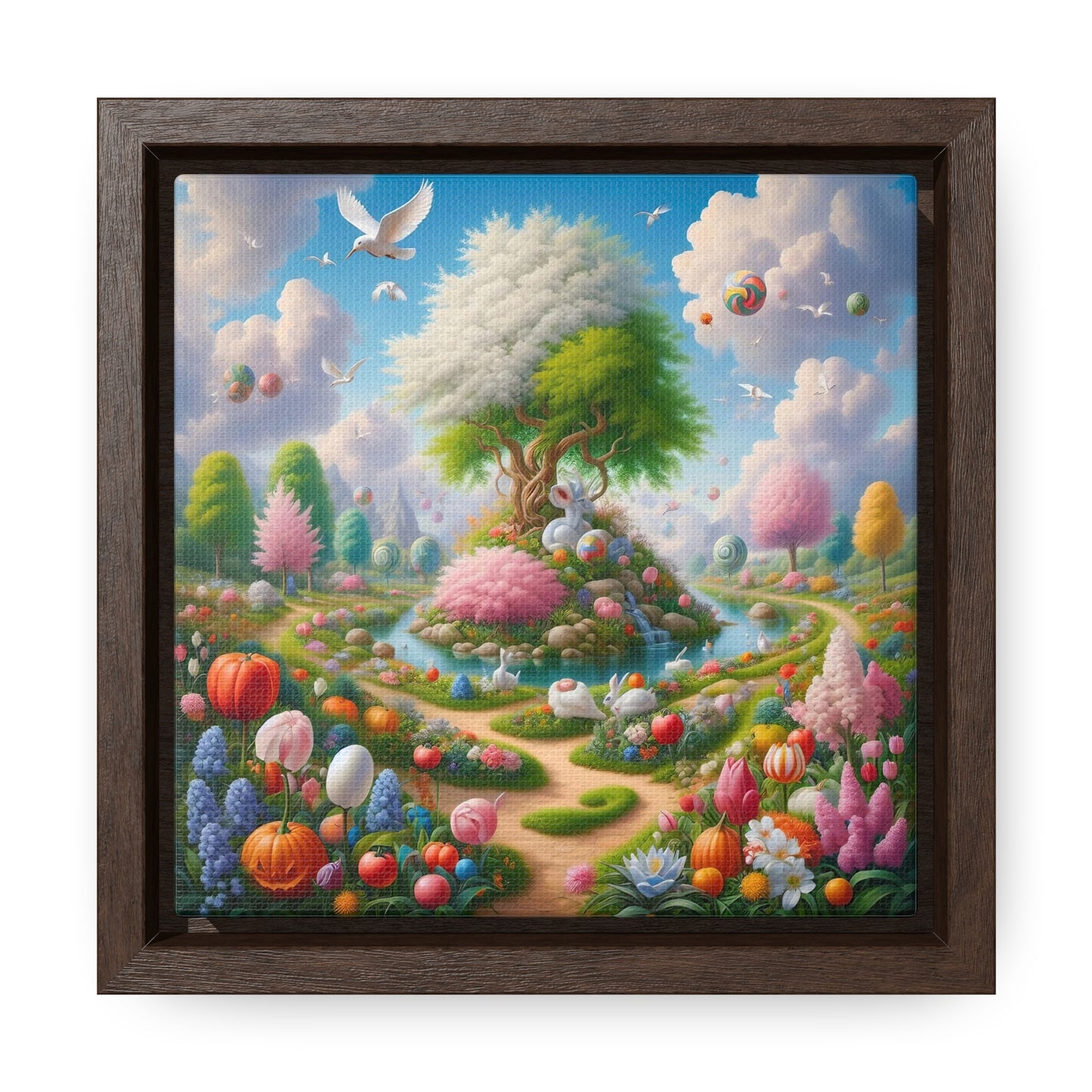 Framed Gallery Canvas Wrap - Spring 42