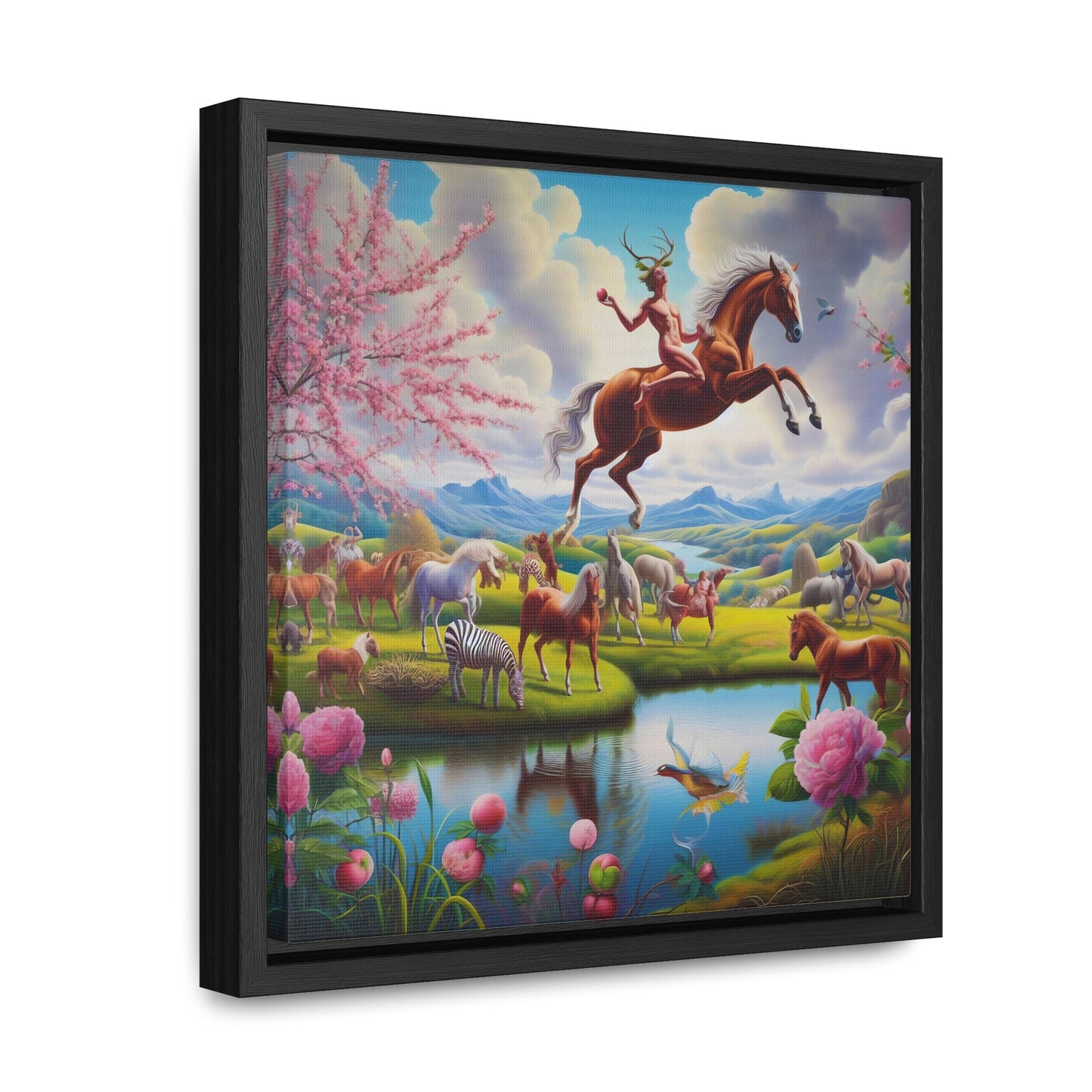 Framed Gallery Canvas Wrap - Spring 118