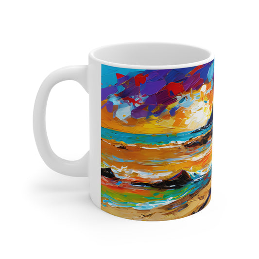 Ceramic Mug 11oz - Beach 14002