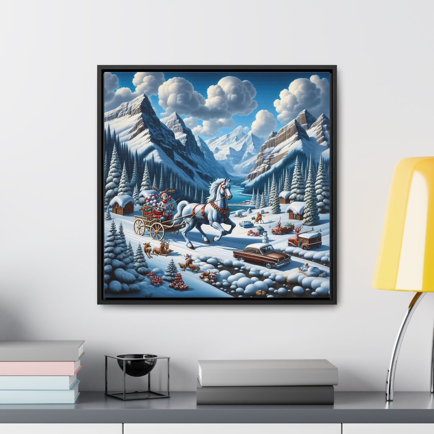 Framed Gallery Canvas Wrap - Winter 107