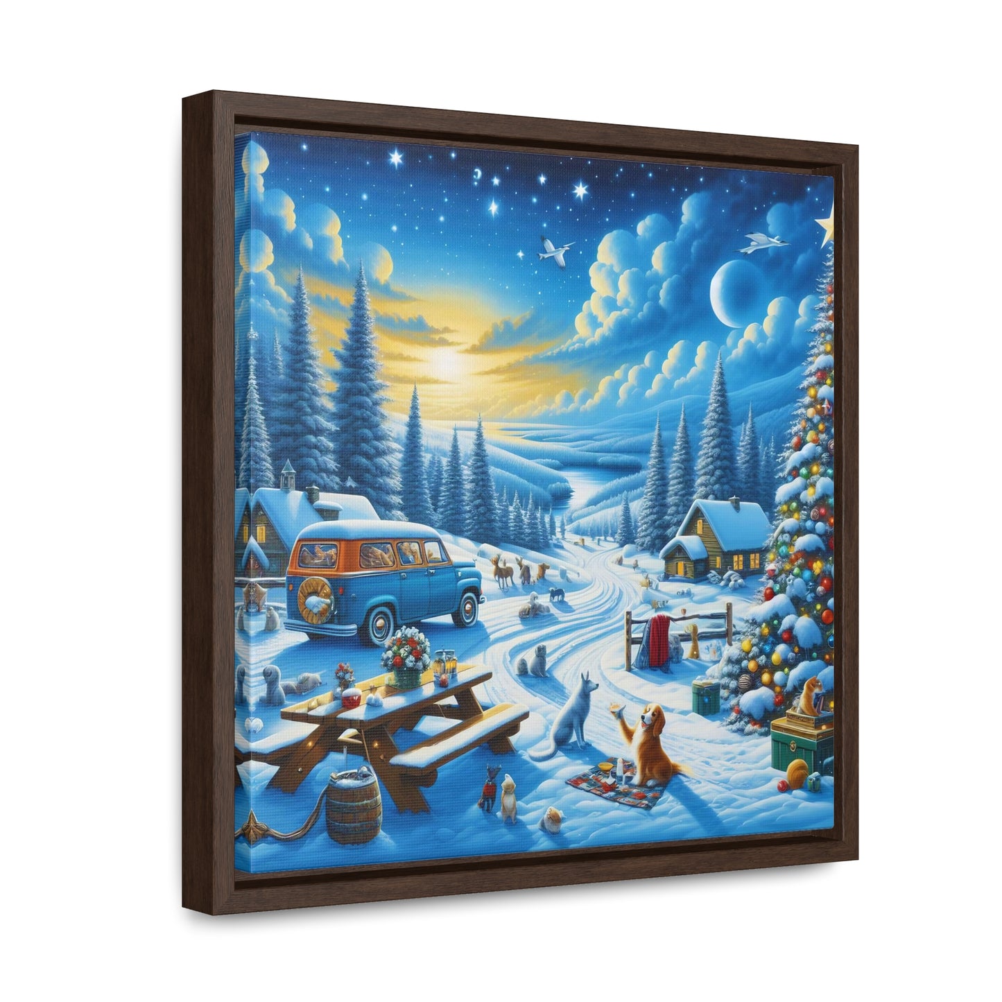 Framed Gallery Canvas Wrap - Winter 110