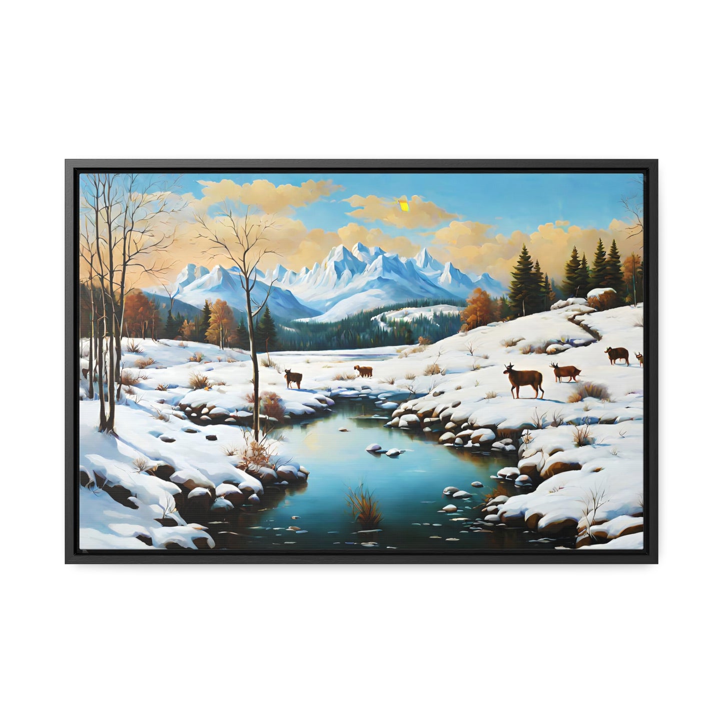 Framed Canvas Gallery Wrap - Winter 2003