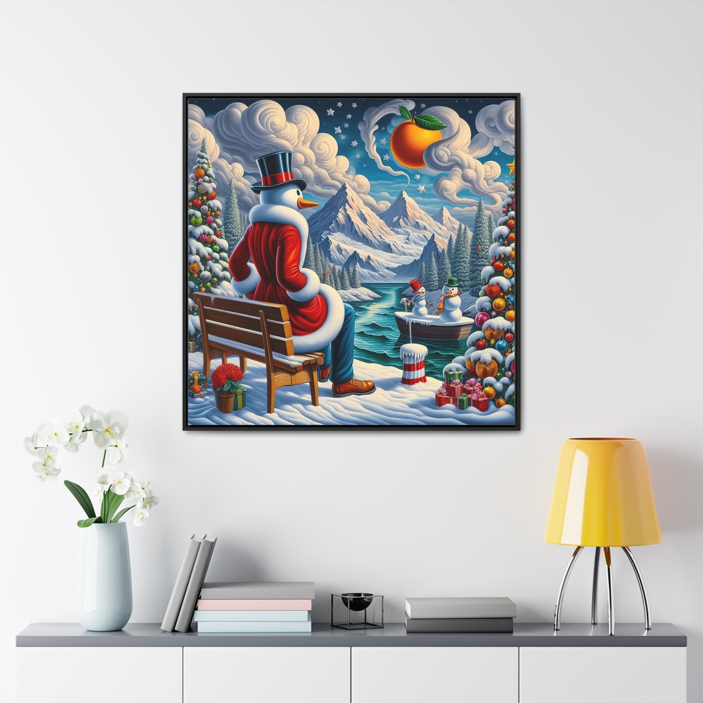 Framed Gallery Canvas Wrap - Winter 101