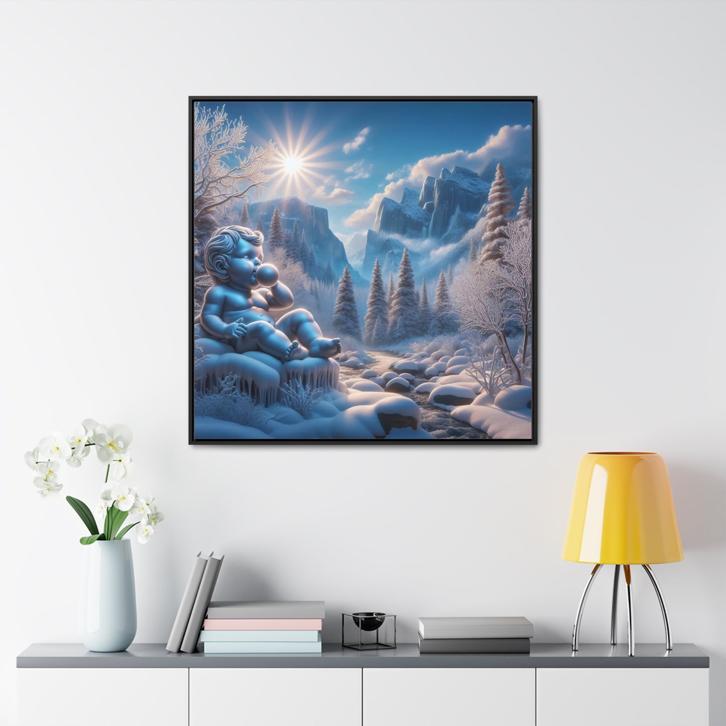 Framed Gallery Canvas Wrap - Winter 119