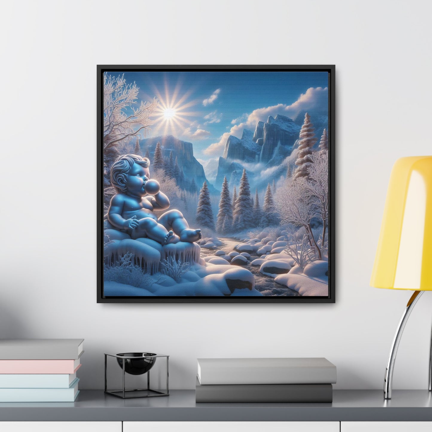 Framed Gallery Canvas Wrap - Winter 119