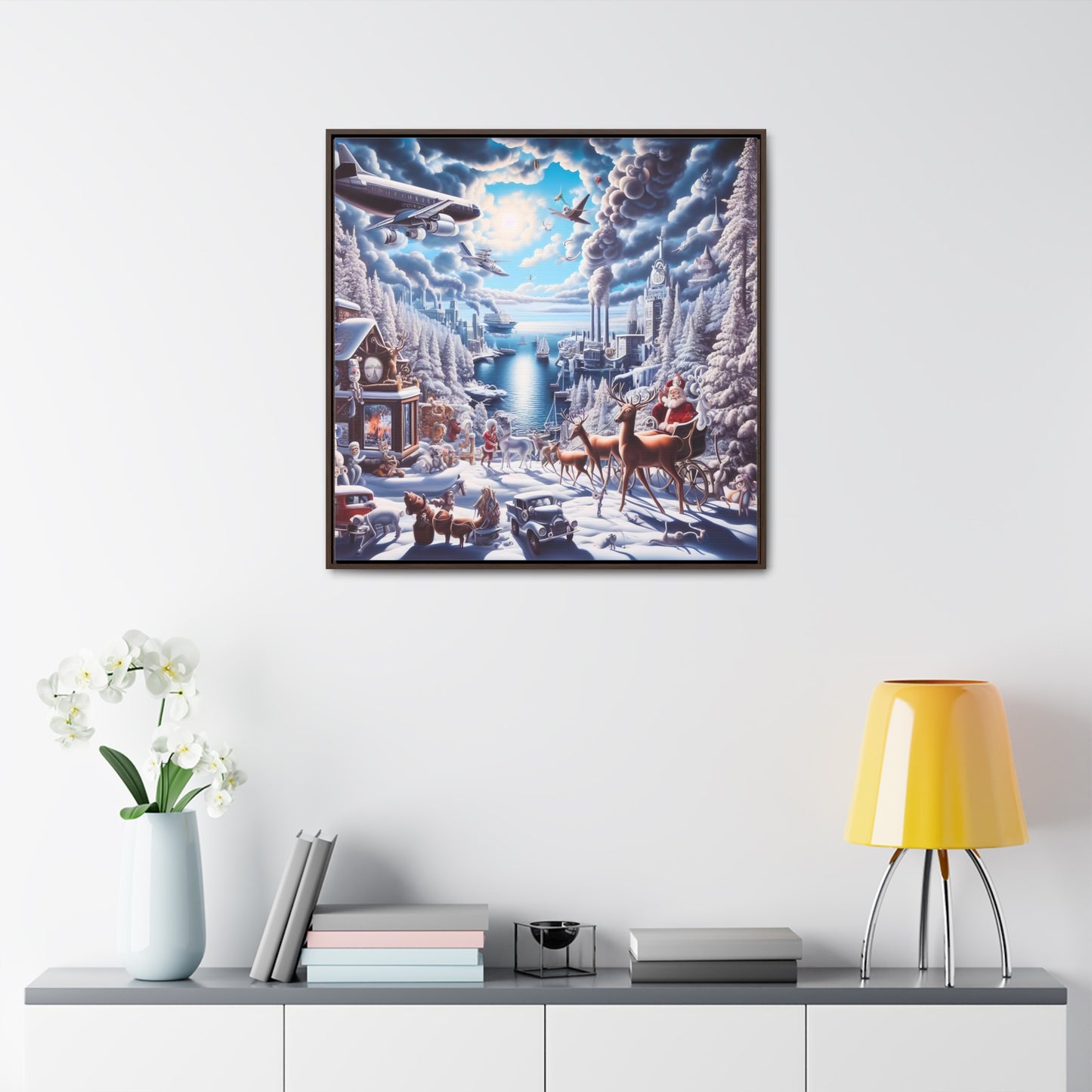 Framed Gallery Canvas Wrap - Winter 114