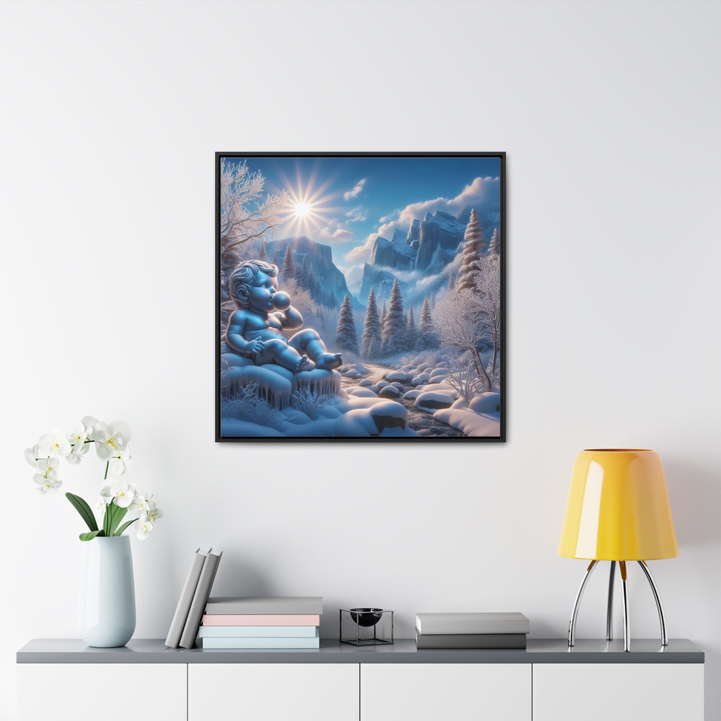 Framed Gallery Canvas Wrap - Winter 119