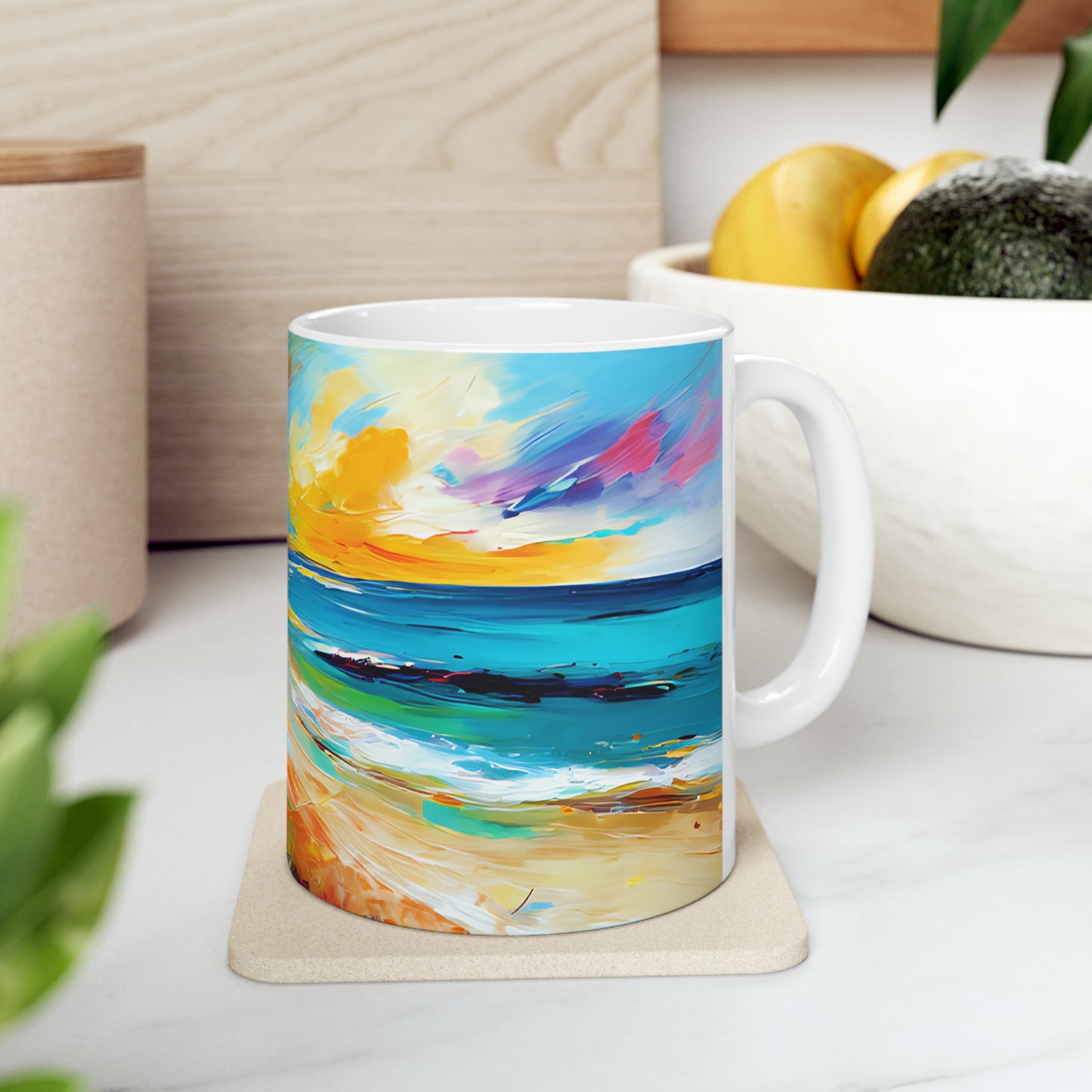 Ceramic Mug 11oz - Beach 13003