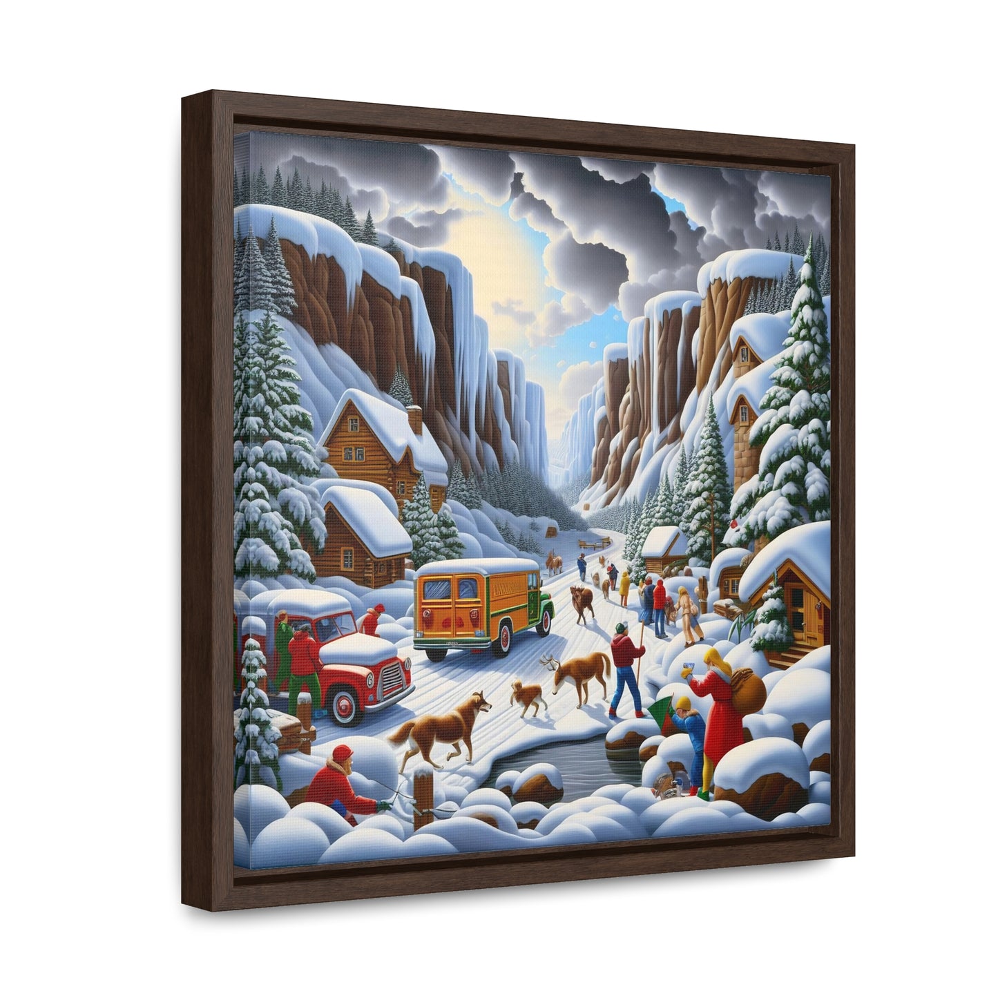 Framed Gallery Canvas Wrap - Winter 120