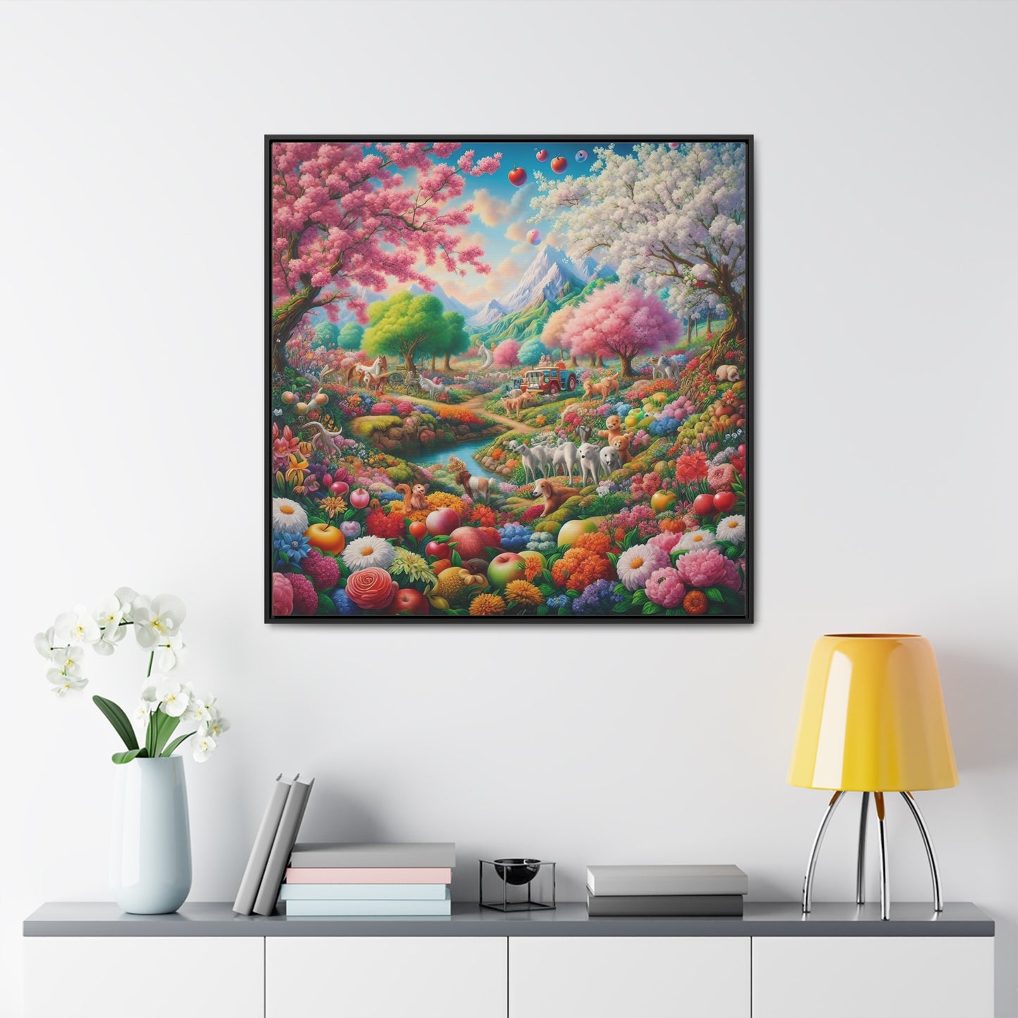 Framed Gallery Canvas Wrap - Spring 45