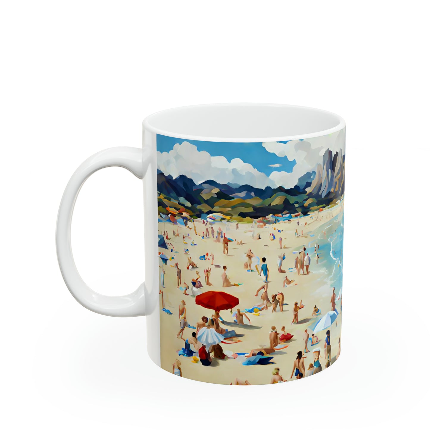 Ceramic Mug 11oz - Beach 2008