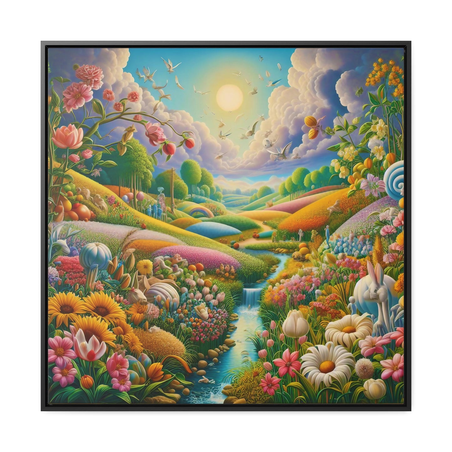 Framed Gallery Canvas Wrap - Spring 107