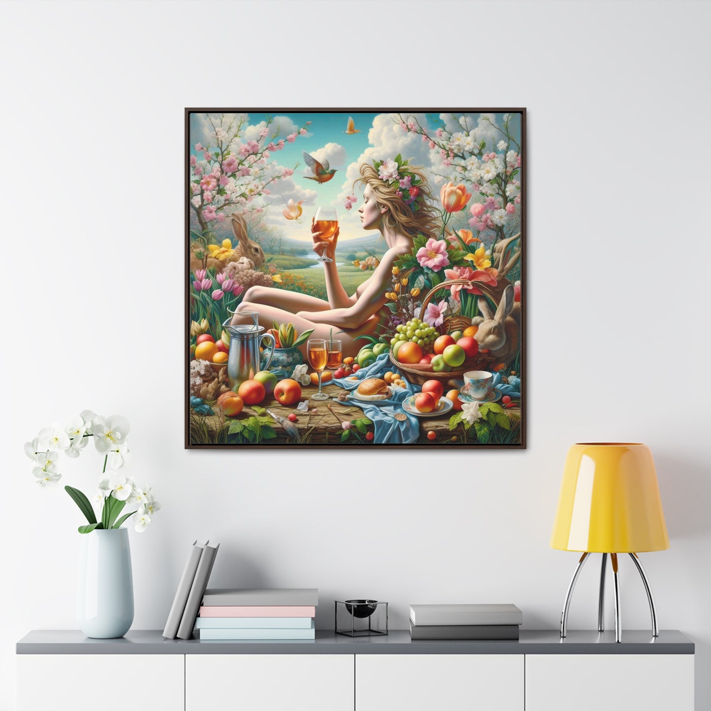 Framed Gallery Canvas Wrap - Spring 1