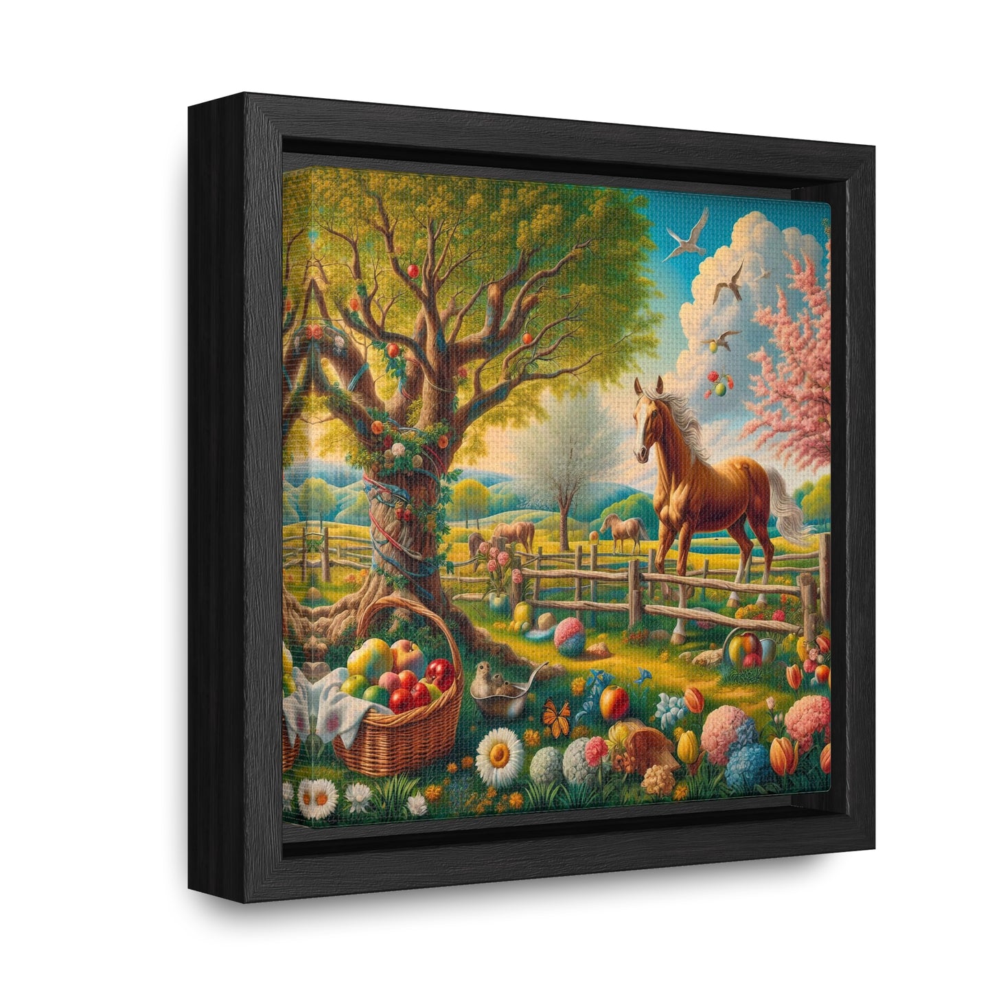 Framed Gallery Canvas Wrap - Spring 50