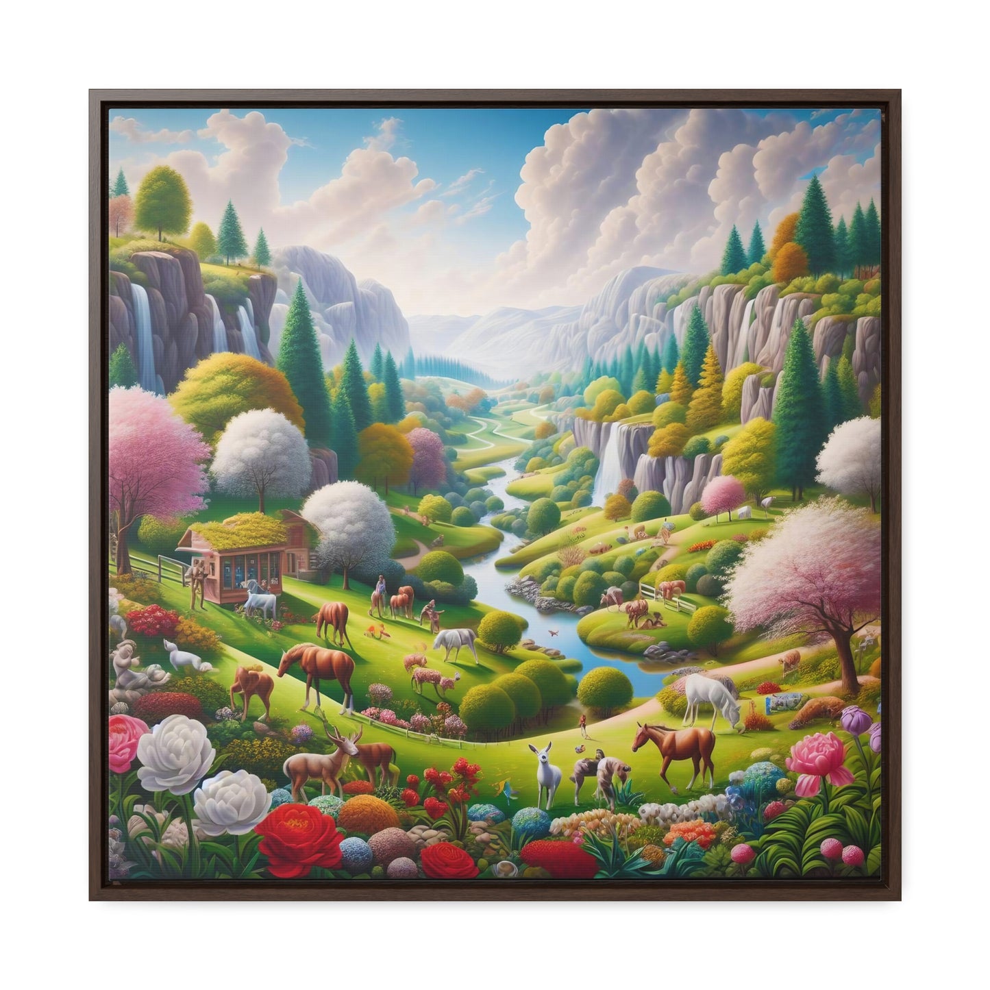 Framed Gallery Canvas Wrap - Spring 48