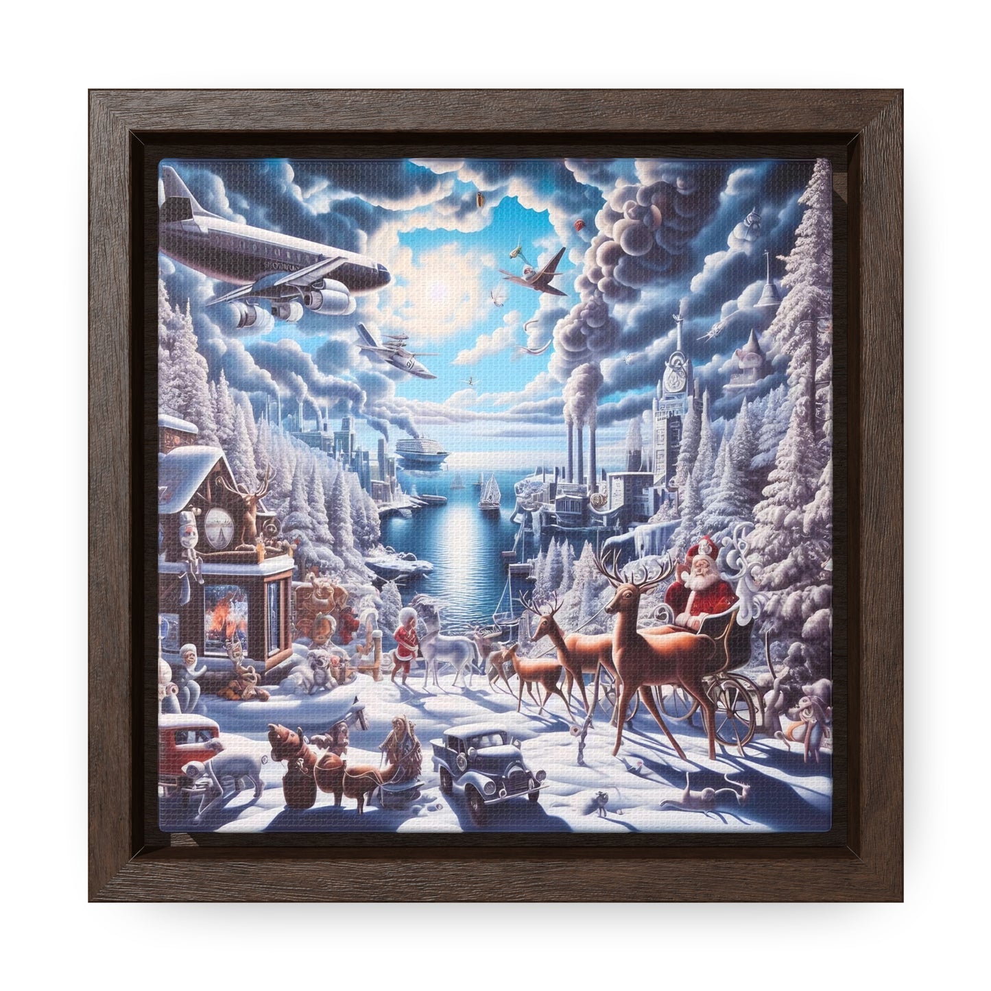 Framed Gallery Canvas Wrap - Winter 114