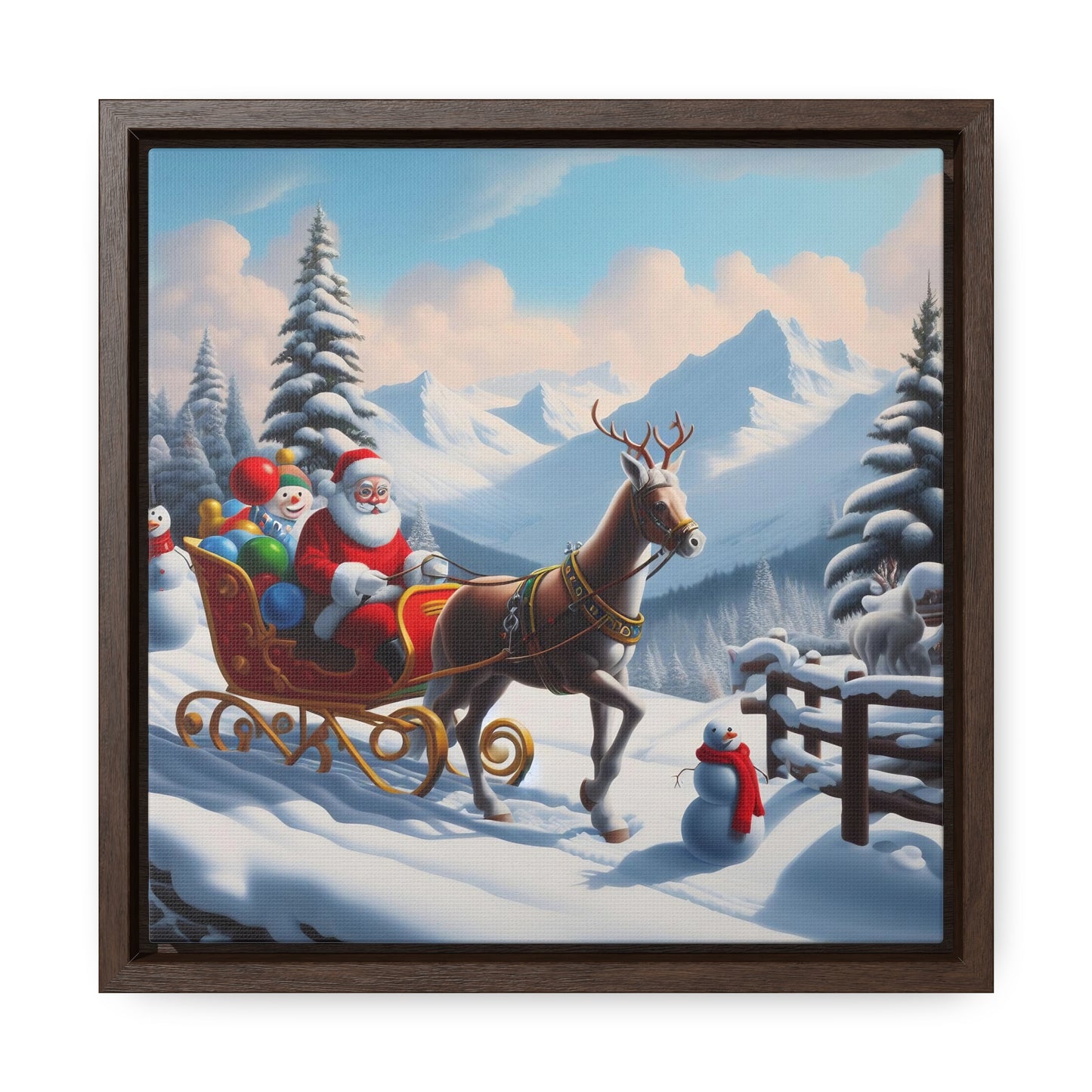 Framed Gallery Canvas Wrap - Winter 125