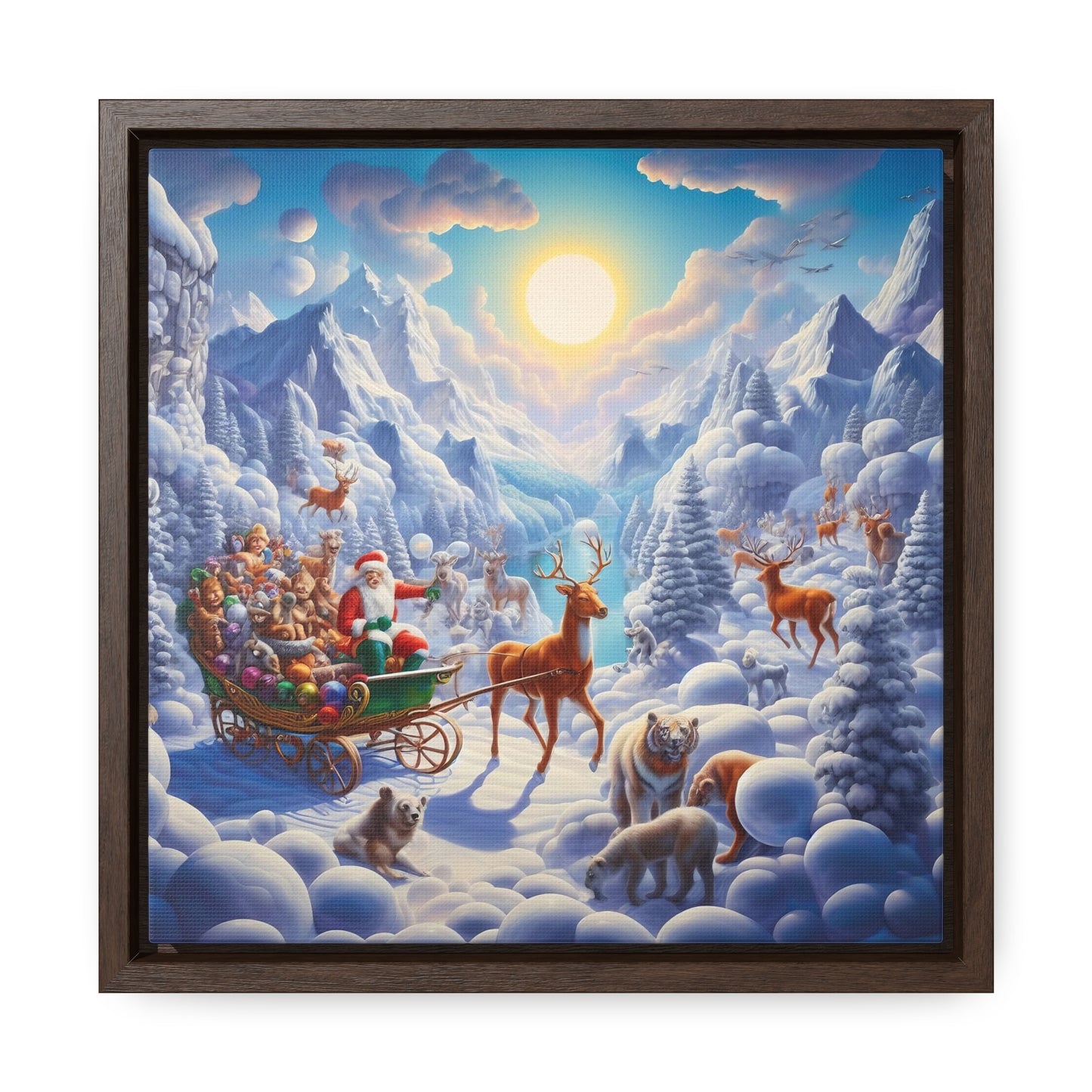 Framed Gallery Canvas Wrap - Winter 123