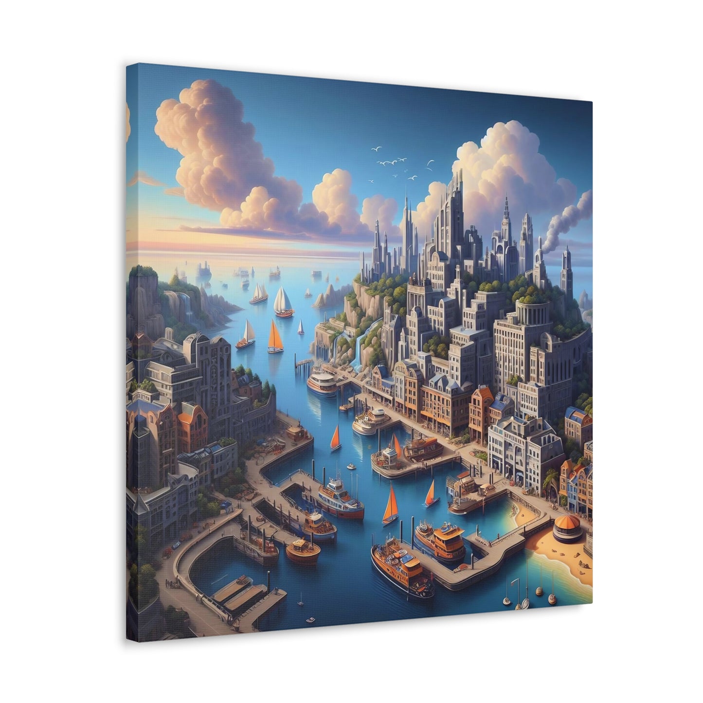 Canvas Gallery Wrap - Harbor 3