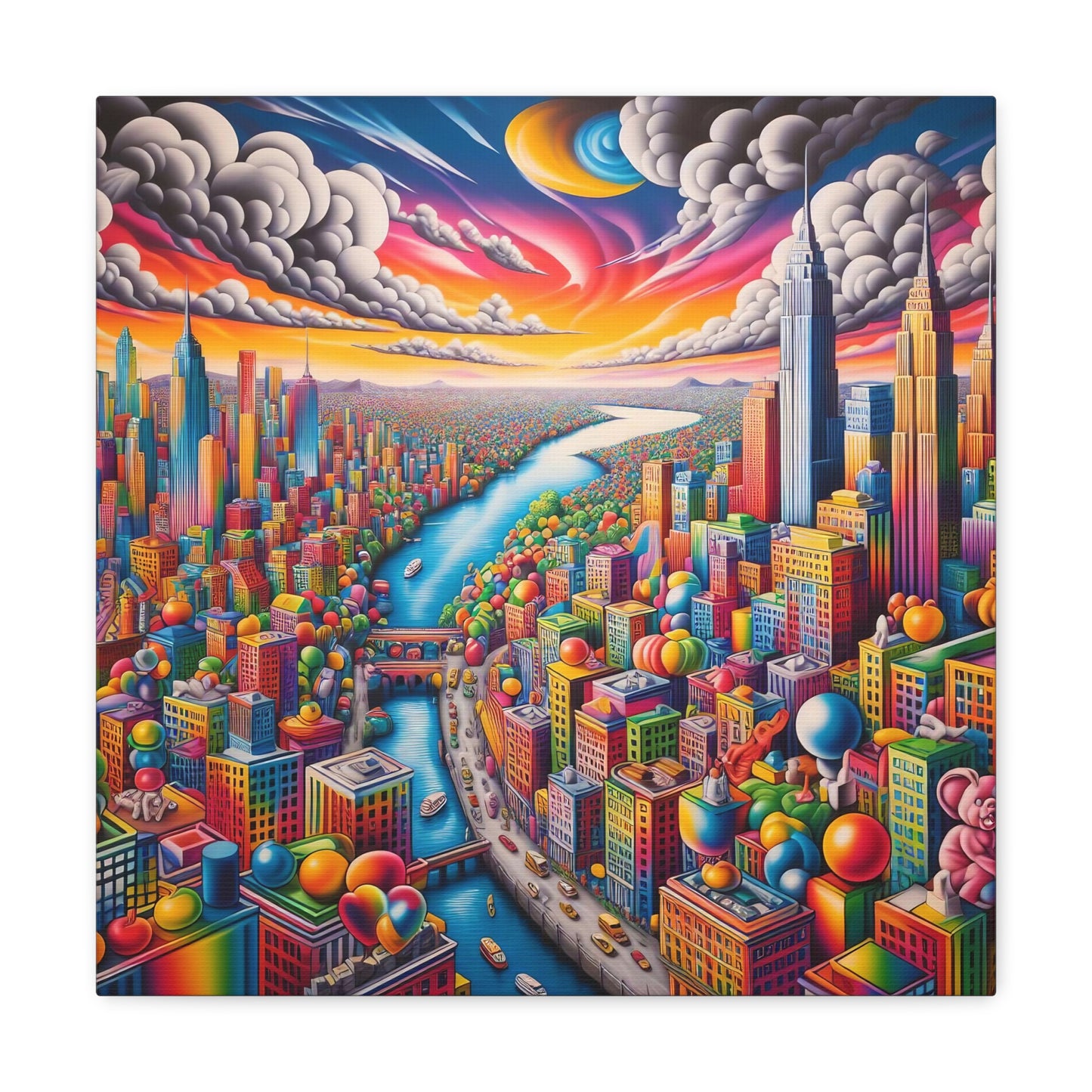 Canvas Gallery Wrap - City 15