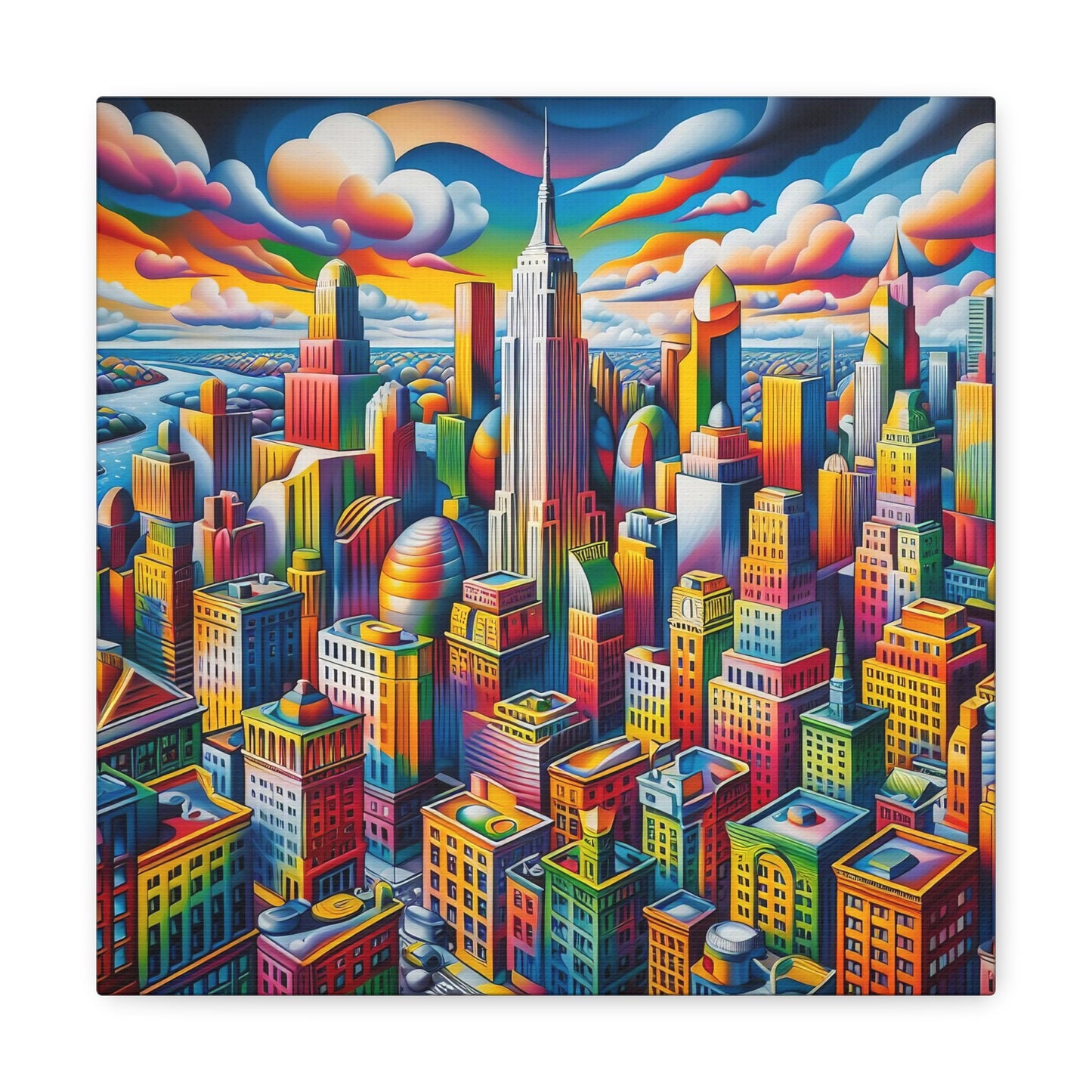 Canvas Gallery Wrap - City 14