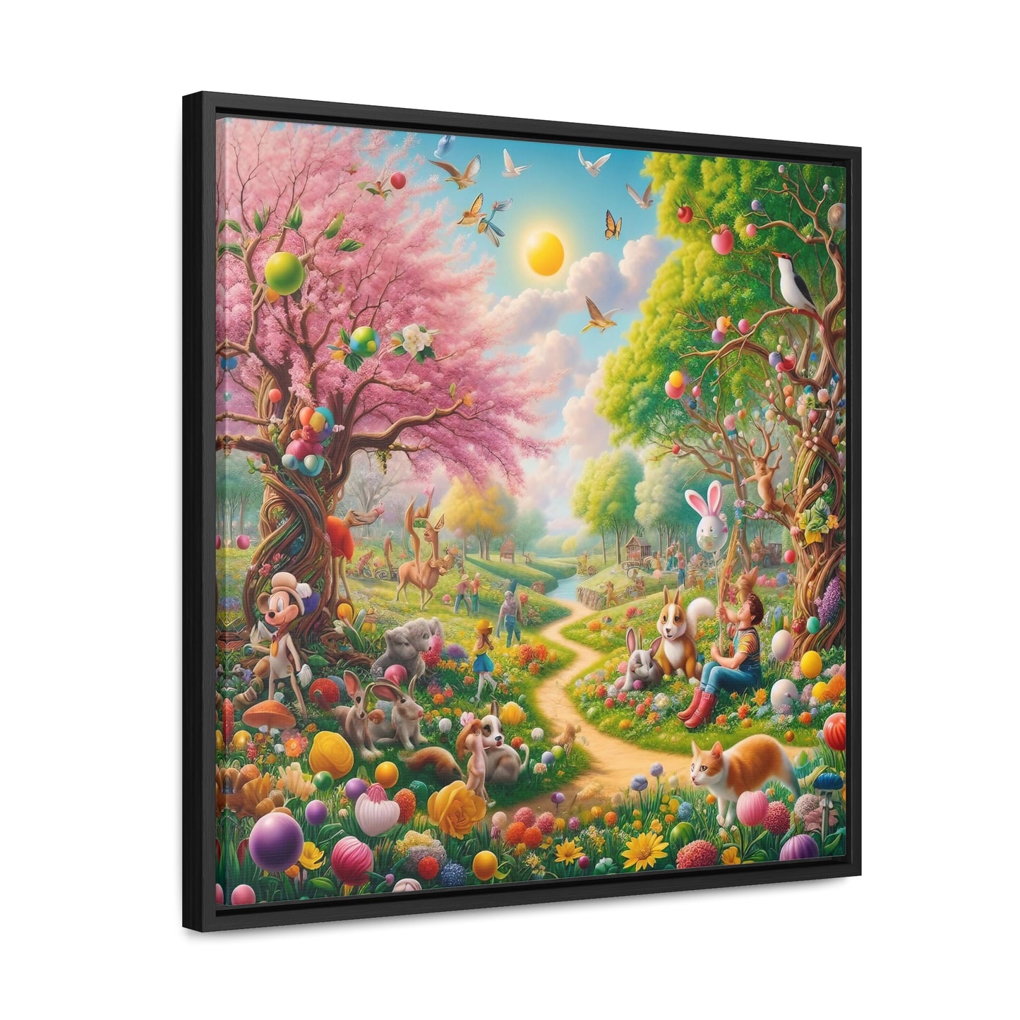 Framed Gallery Canvas Wrap - Spring 126