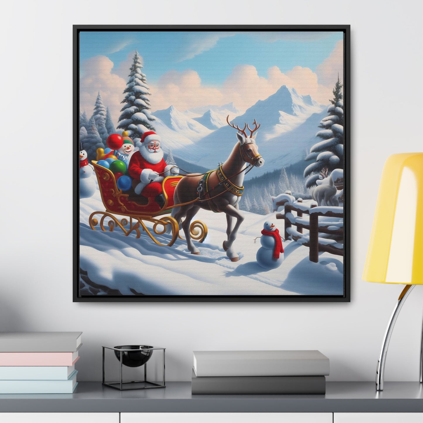 Framed Gallery Canvas Wrap - Winter 125