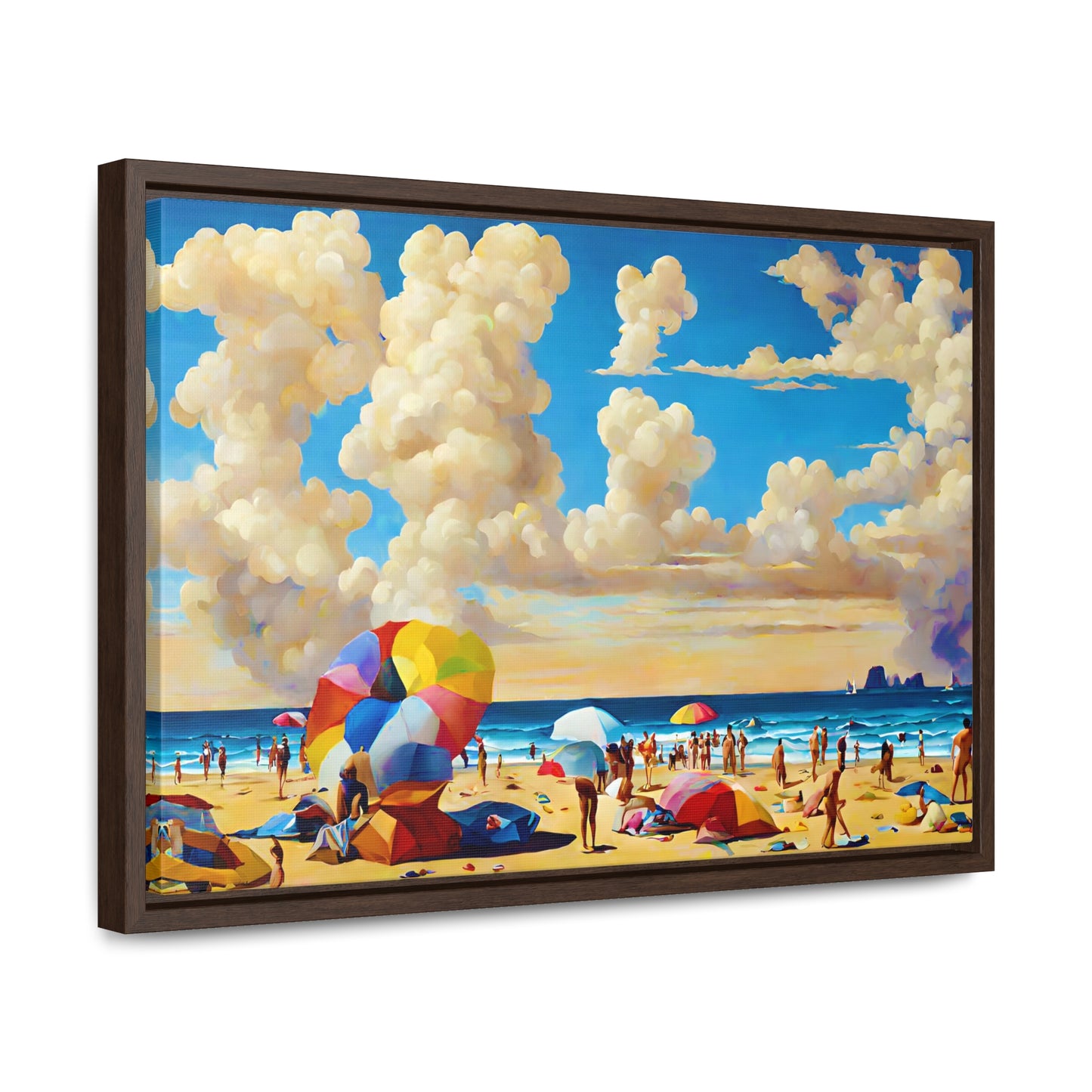 Framed Canvas Gallery Wrap - Beach 2003