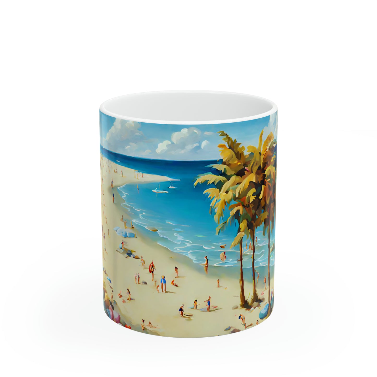 Ceramic Mug 11oz - Beach 2001