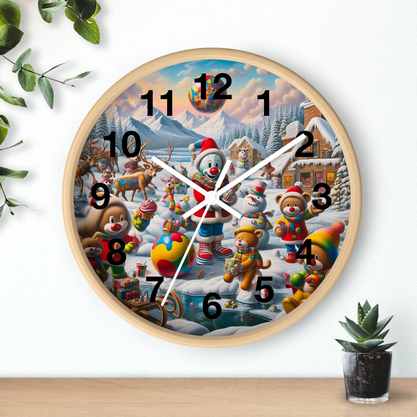 Wall Clock - Winter 108