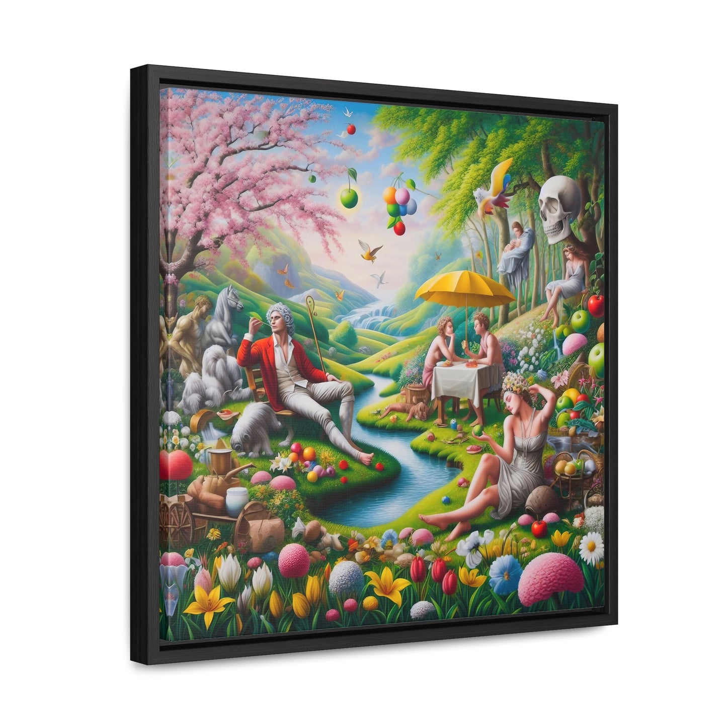 Framed Gallery Canvas Wrap - Spring 108