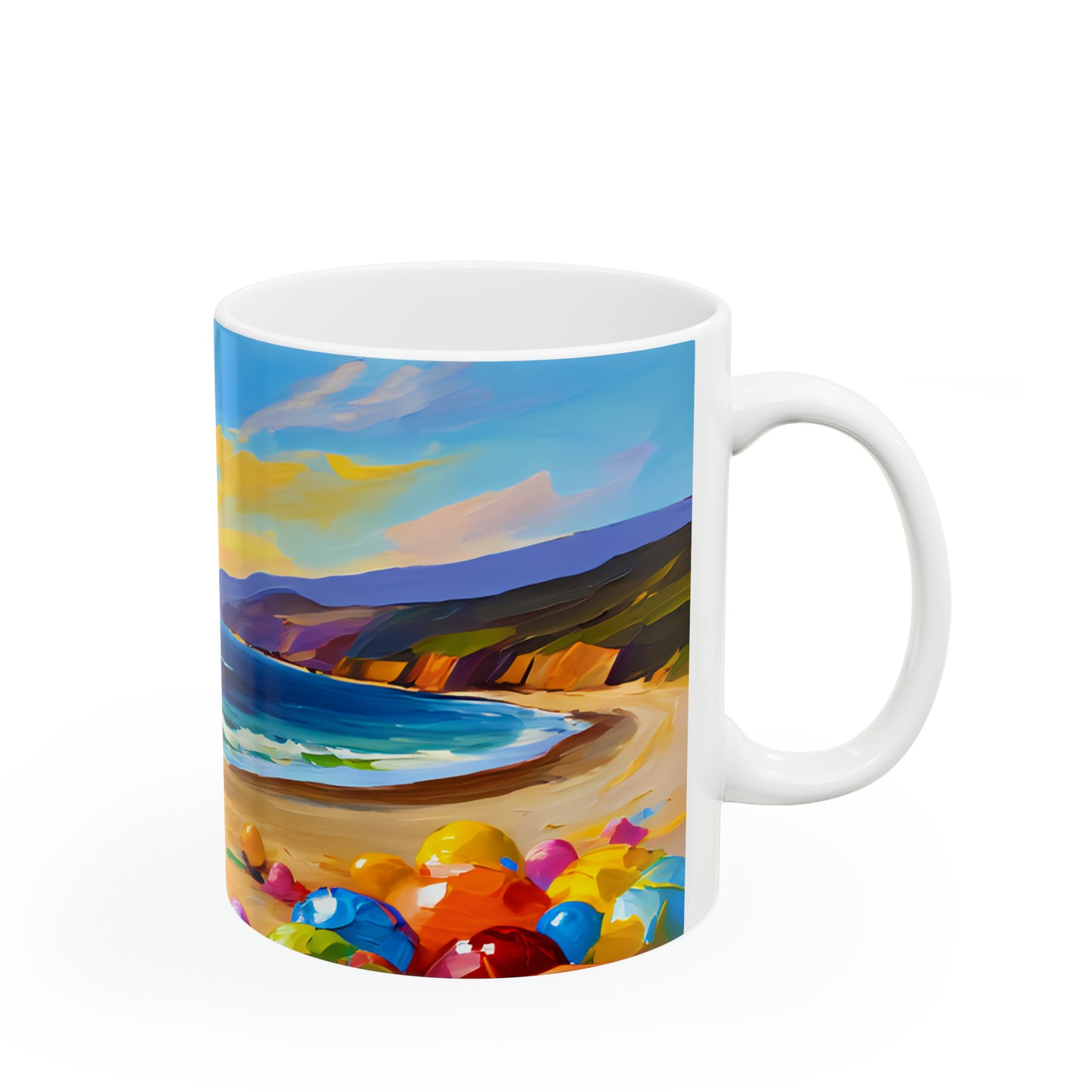 Ceramic Mug 11oz - Beach 6004