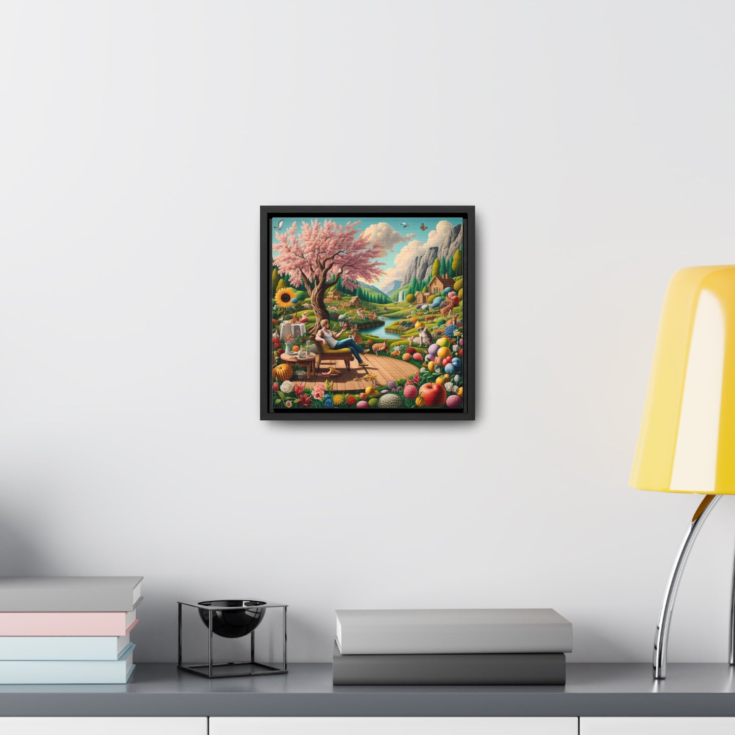 Framed Gallery Canvas Wrap - Spring 13