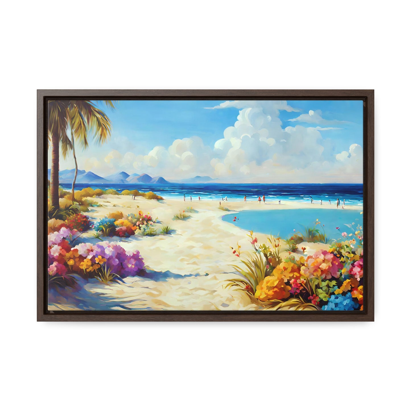 Framed Canvas Gallery Wrap - Beach 2013