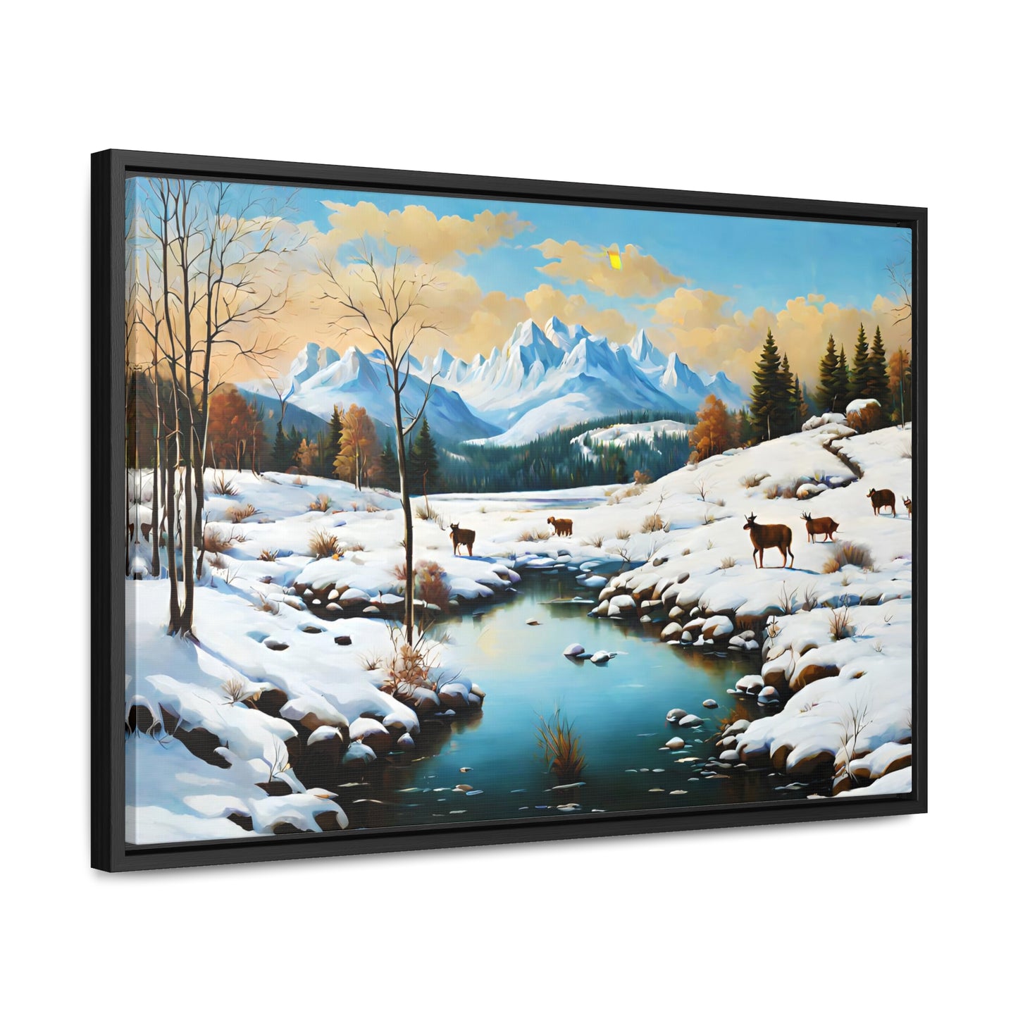 Framed Canvas Gallery Wrap - Winter 2003