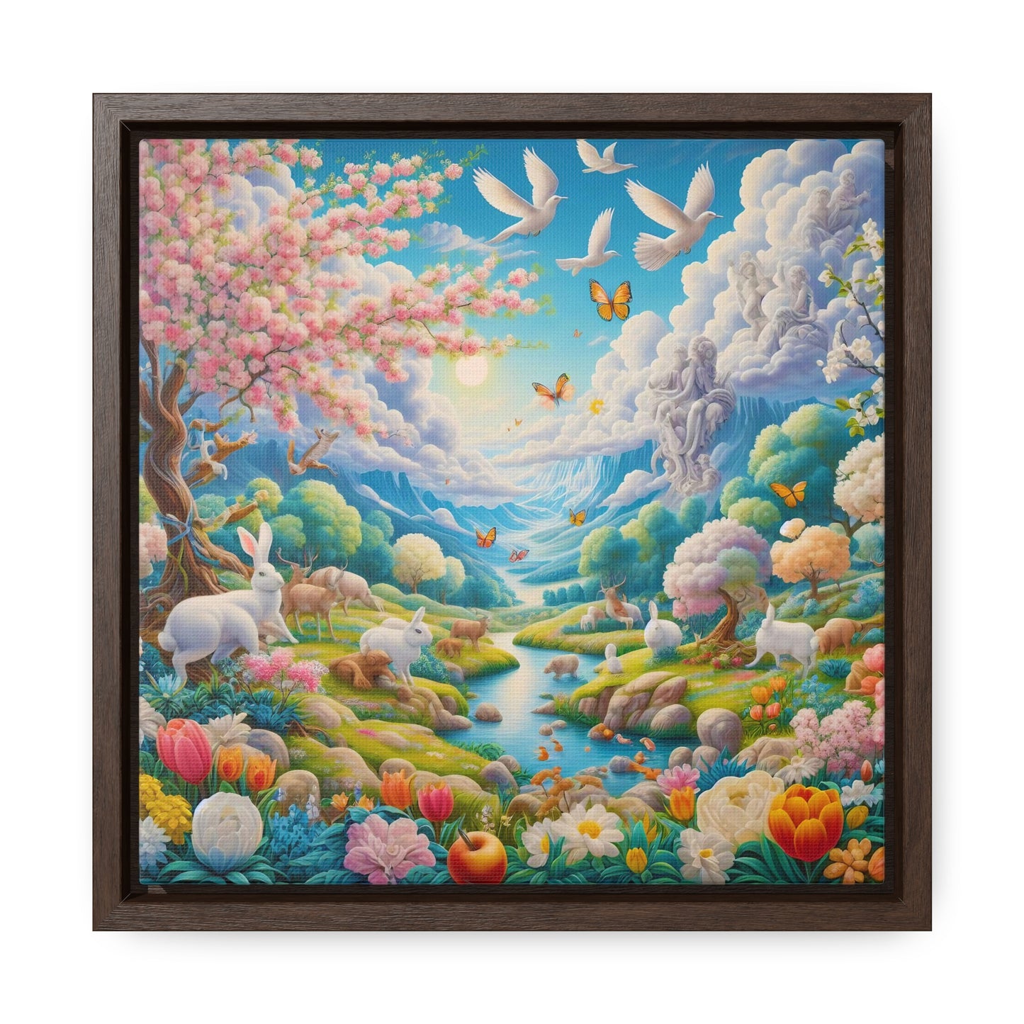 Framed Gallery Canvas Wrap - Spring 129