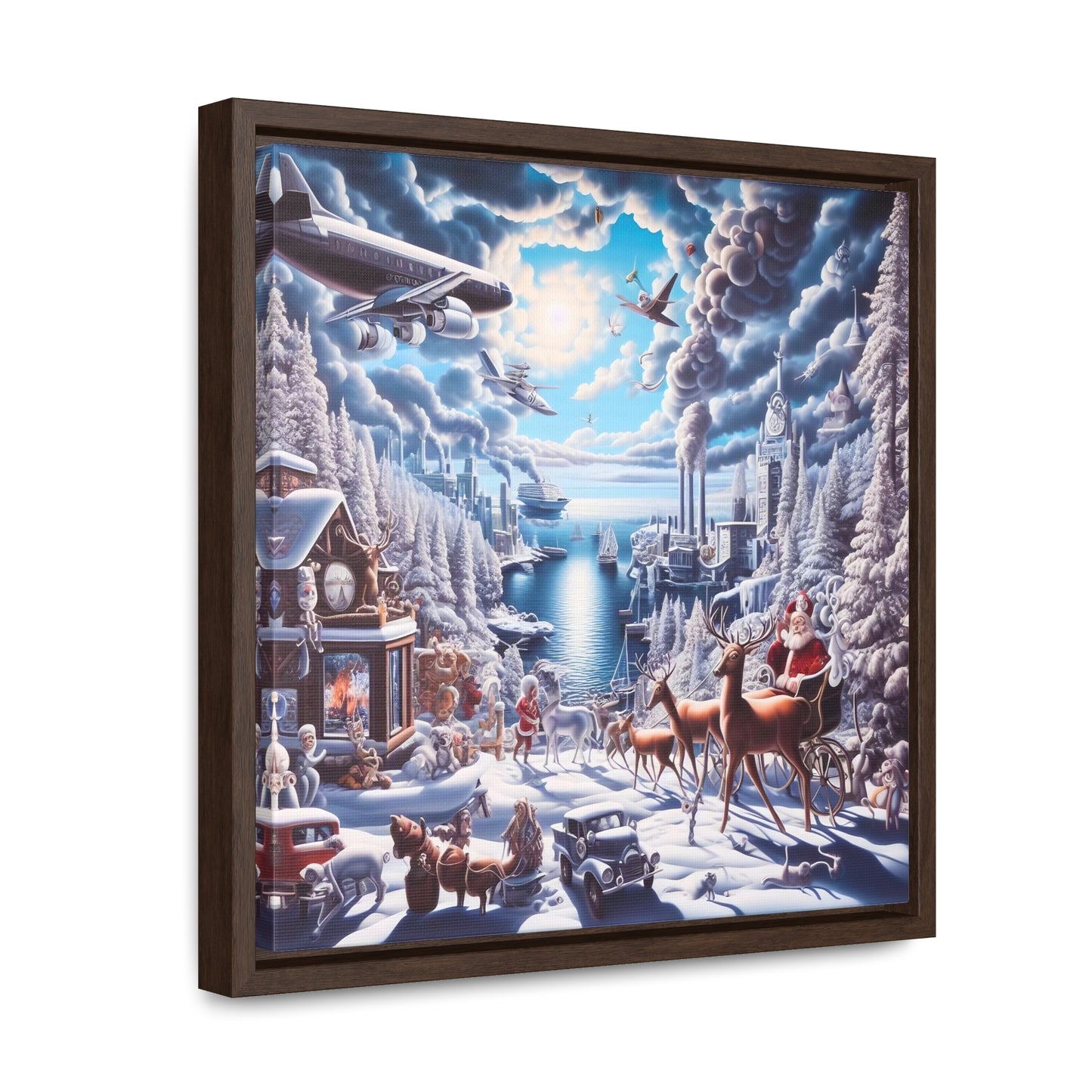 Framed Gallery Canvas Wrap - Winter 114