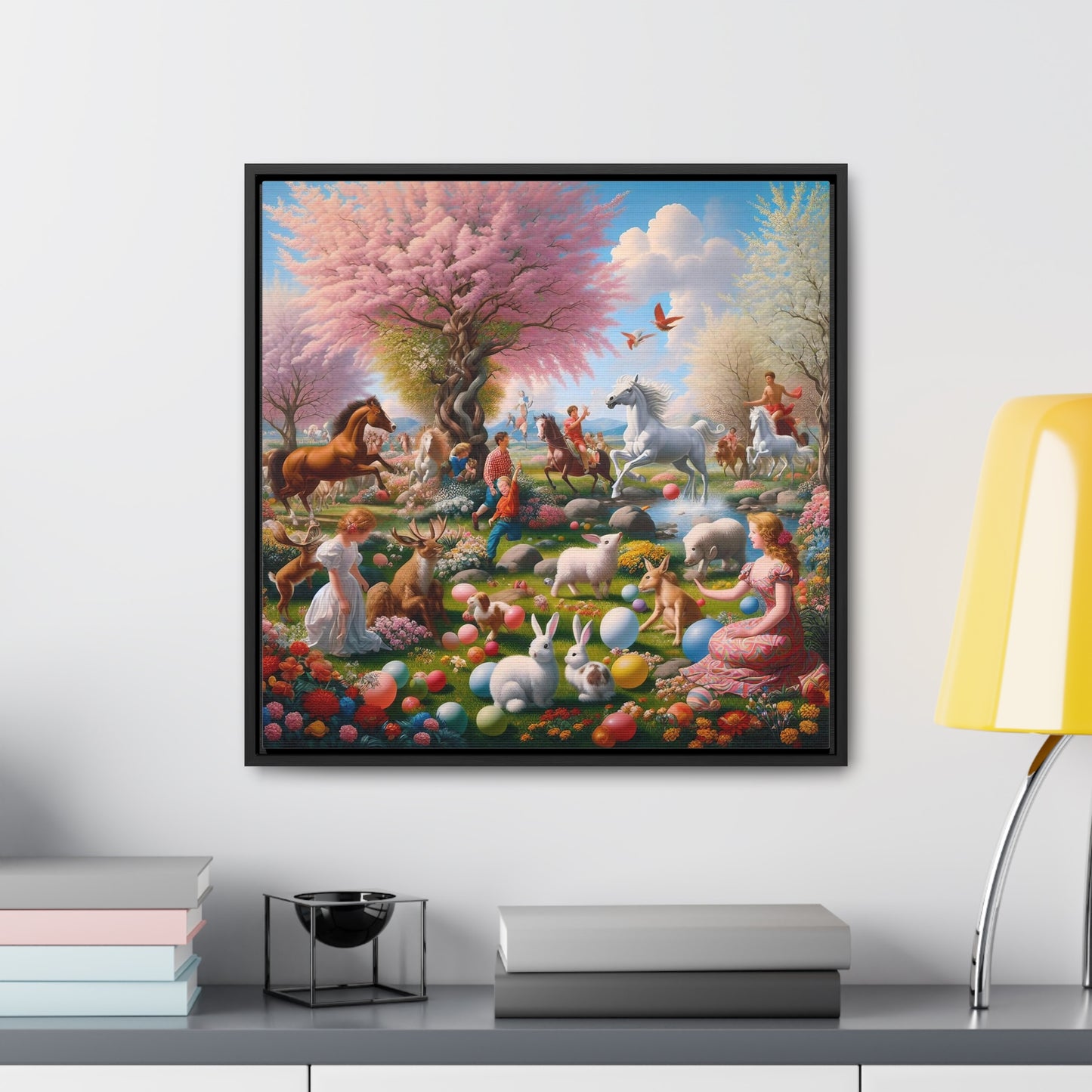 Framed Gallery Canvas Wrap - Spring 43