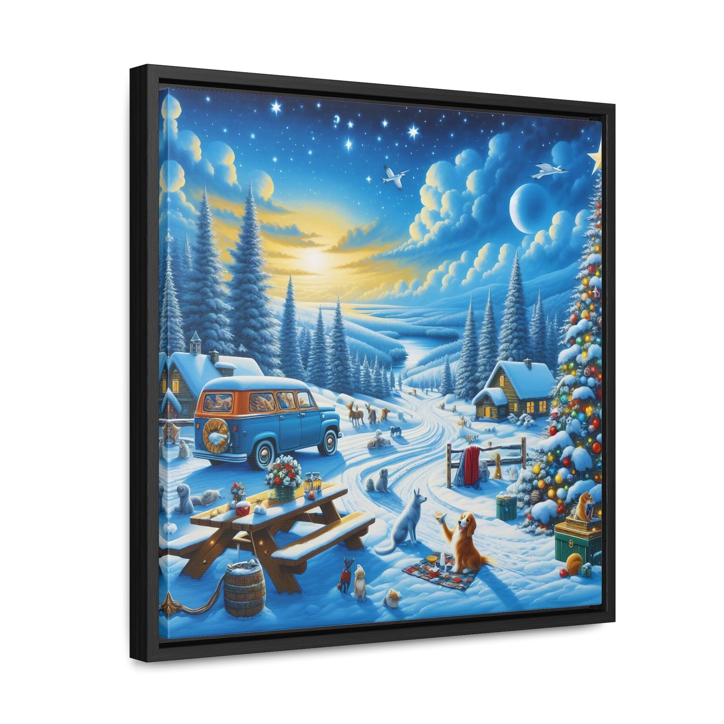 Framed Gallery Canvas Wrap - Winter 110