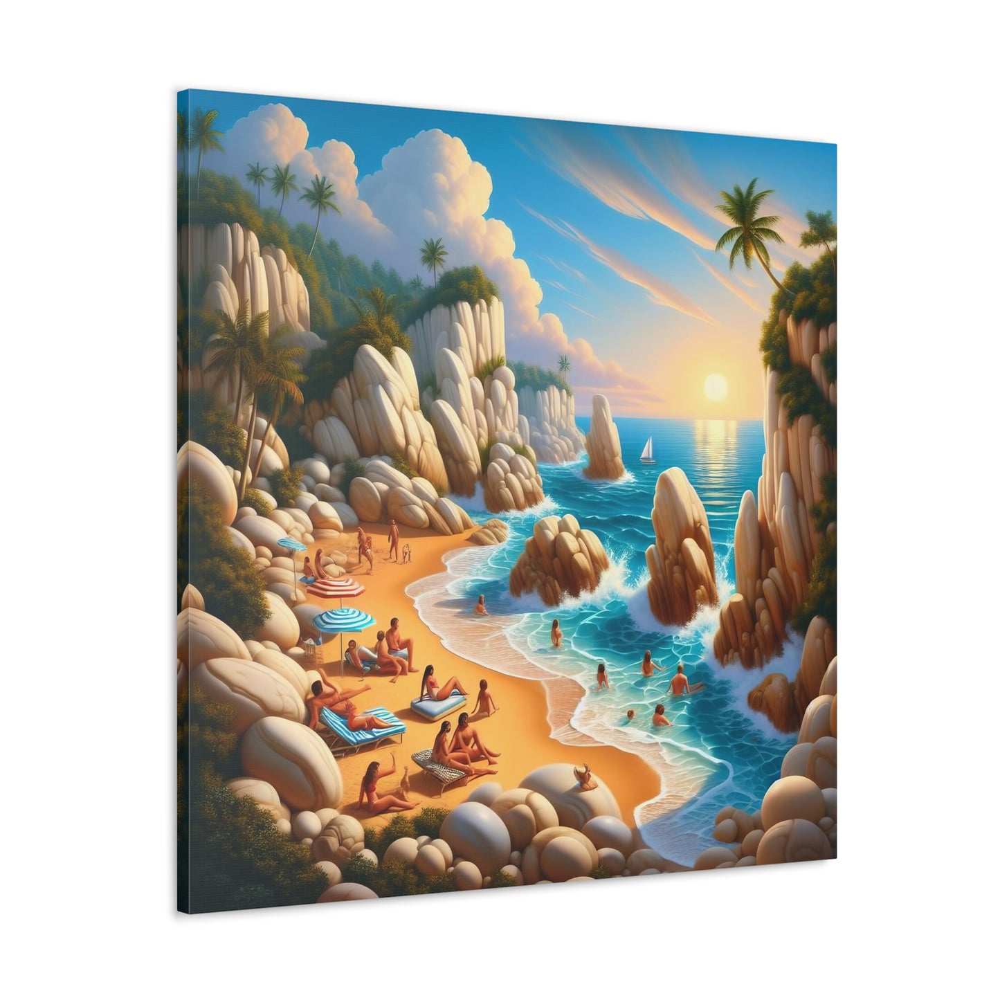 Canvas Gallery Wrap - Beach 5