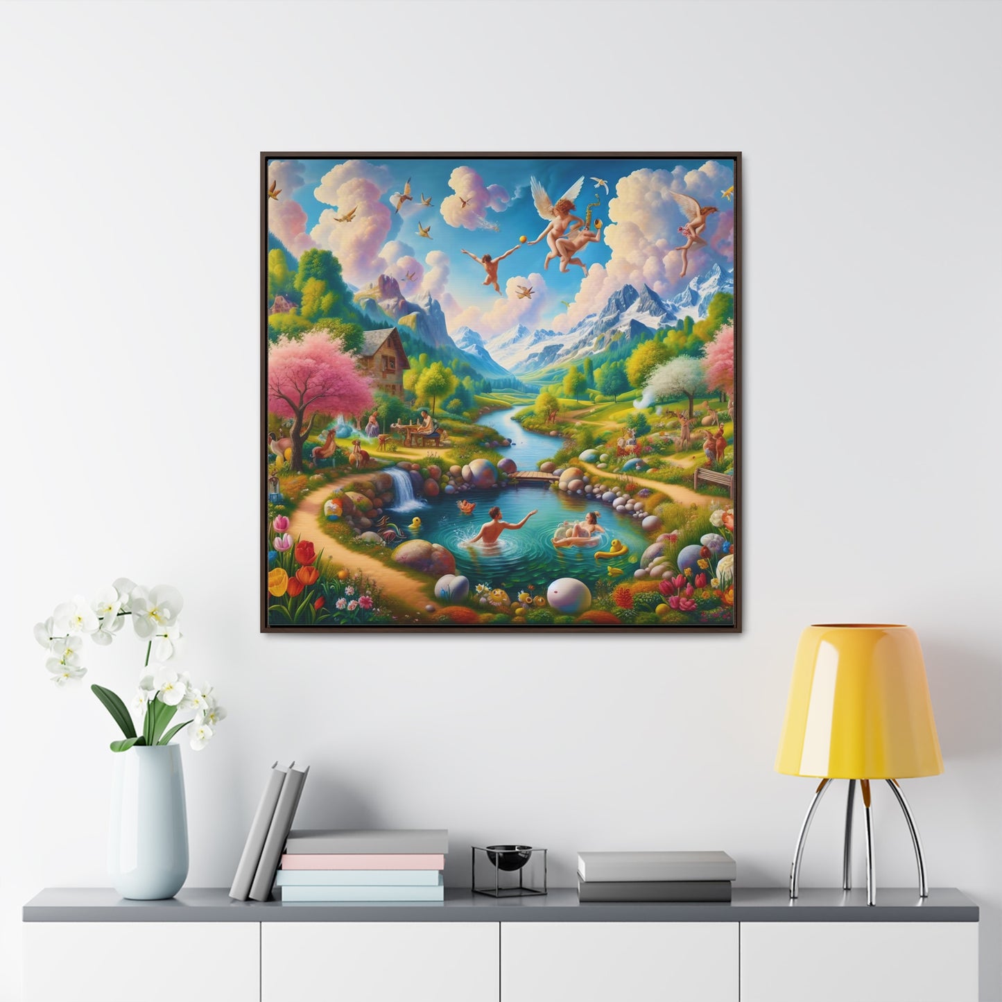 Framed Gallery Canvas Wrap - Spring 32