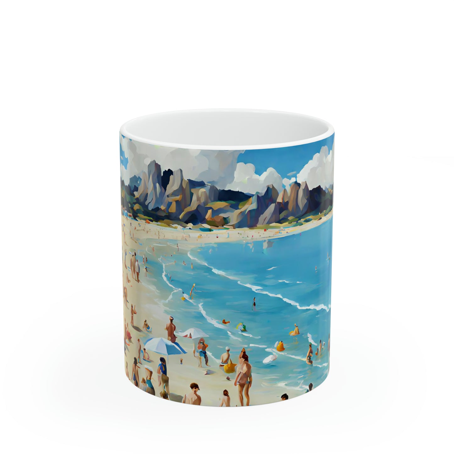 Ceramic Mug 11oz - Beach 2008