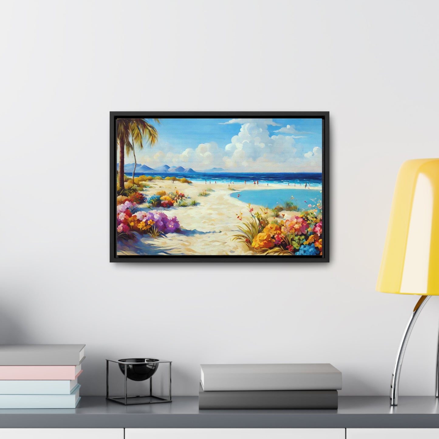 Framed Canvas Gallery Wrap - Beach 2013