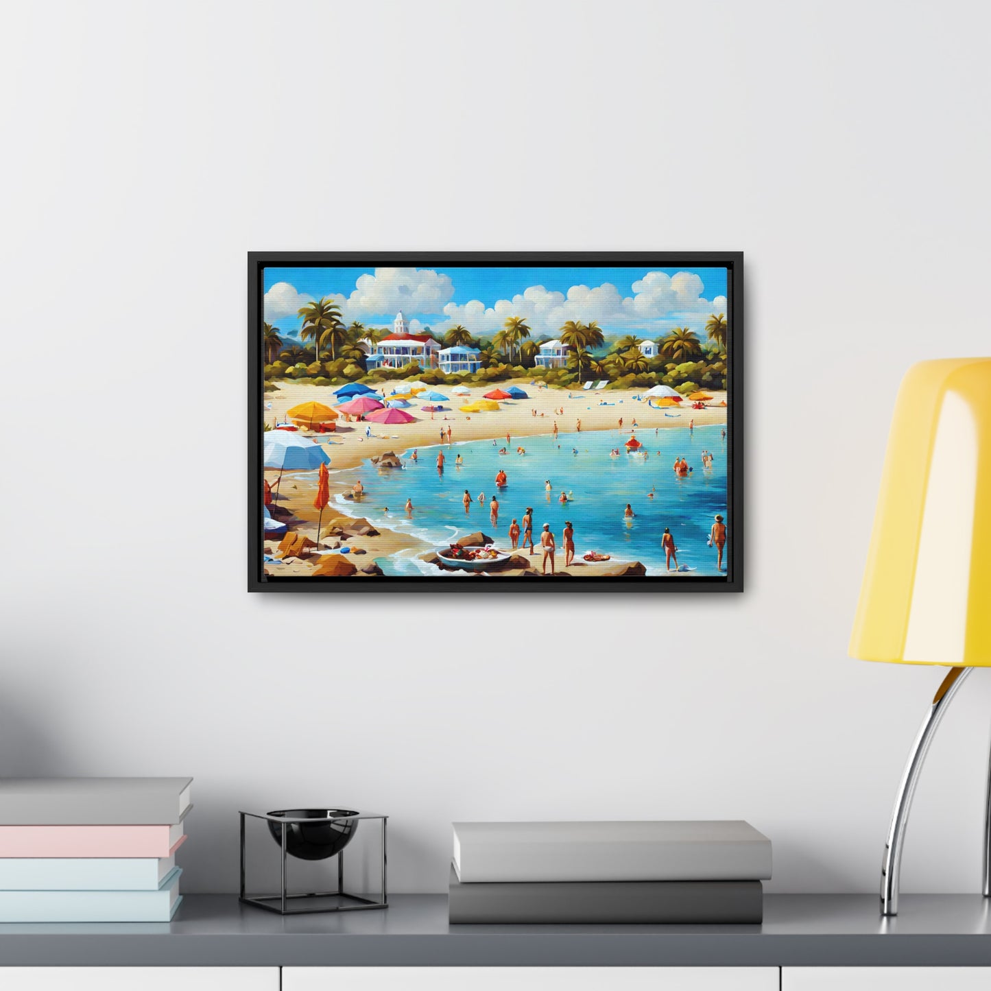 Framed Canvas Gallery Wrap - Beach 2011