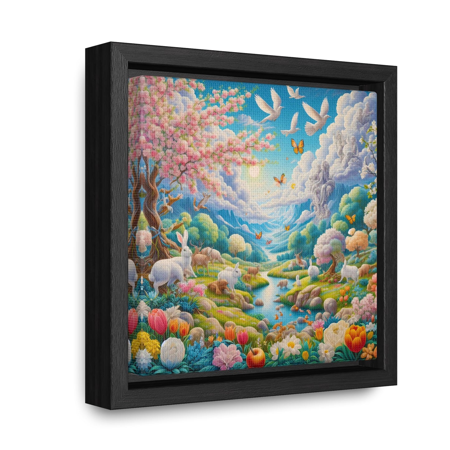 Framed Gallery Canvas Wrap - Spring 129