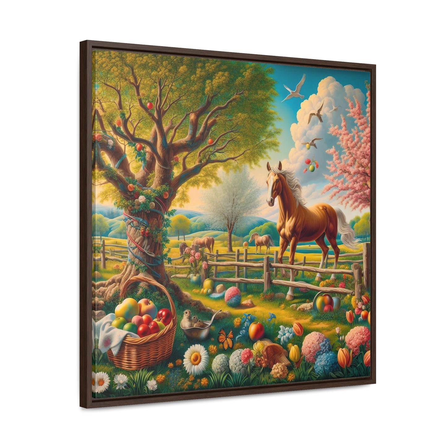 Framed Gallery Canvas Wrap - Spring 50