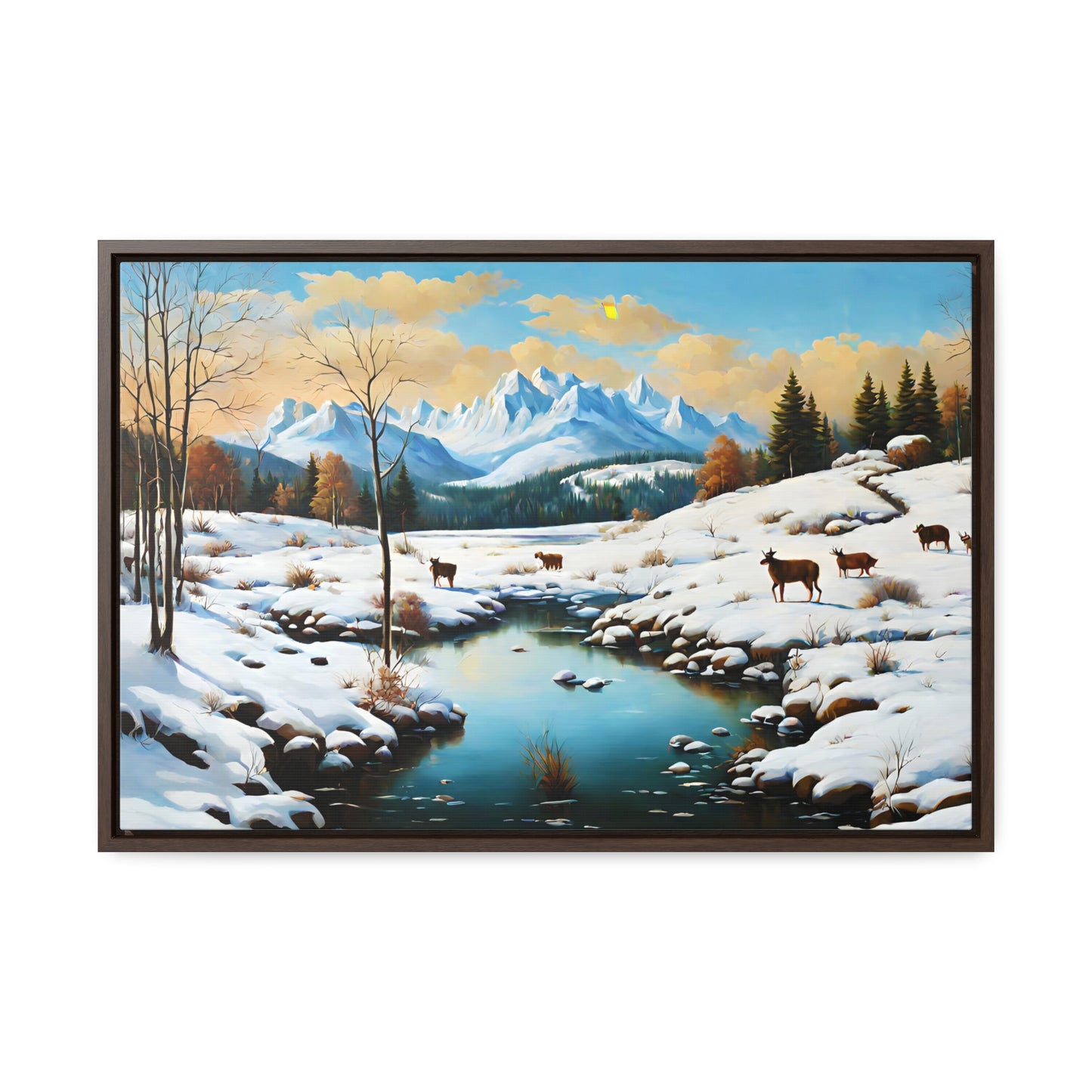 Framed Canvas Gallery Wrap - Winter 2003