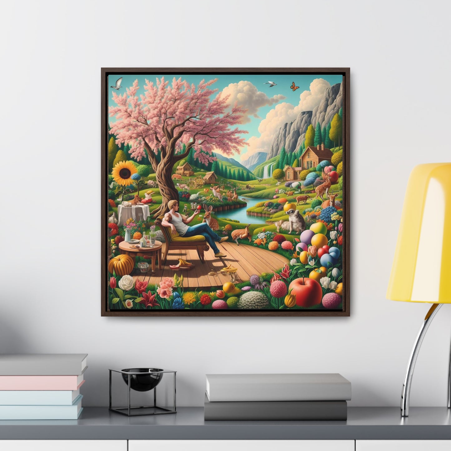 Framed Gallery Canvas Wrap - Spring 13