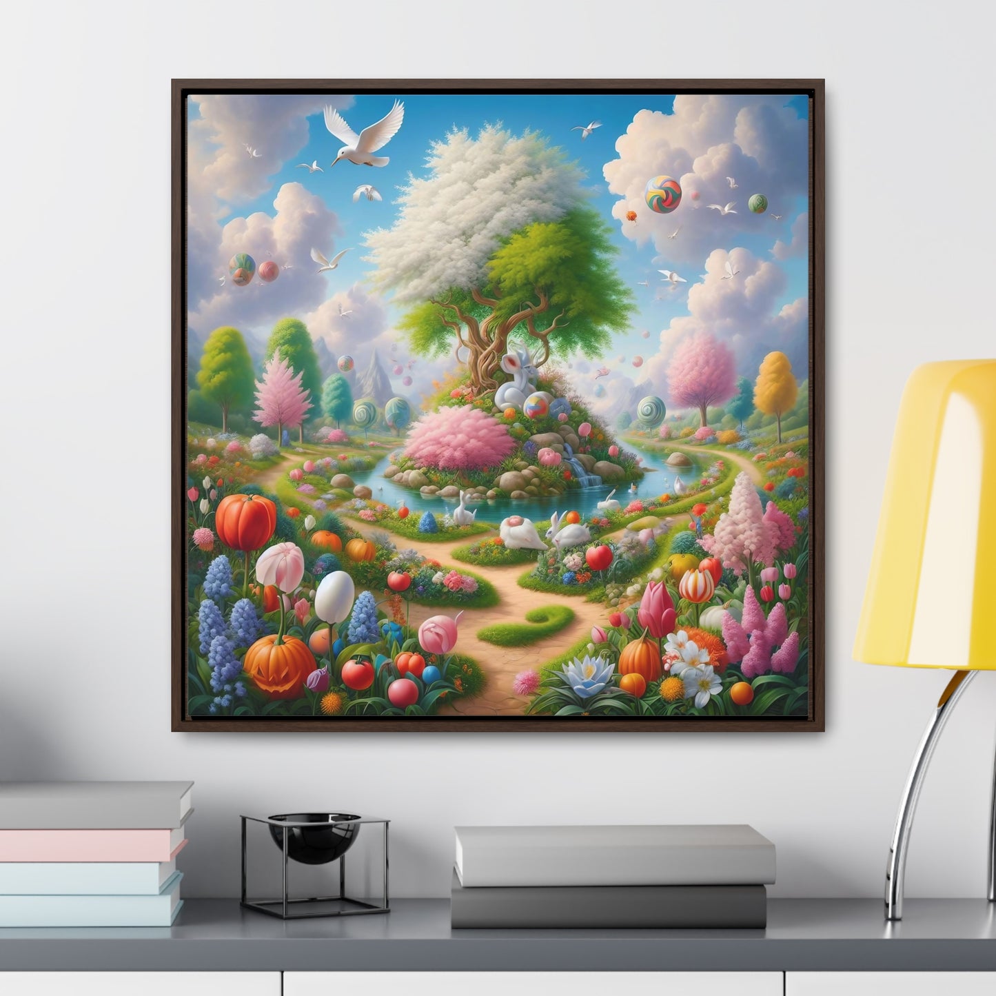 Framed Gallery Canvas Wrap - Spring 42